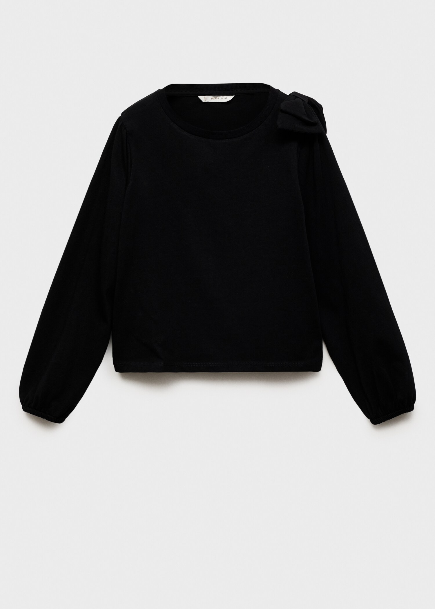Bow cotton T-shirt - Article without model