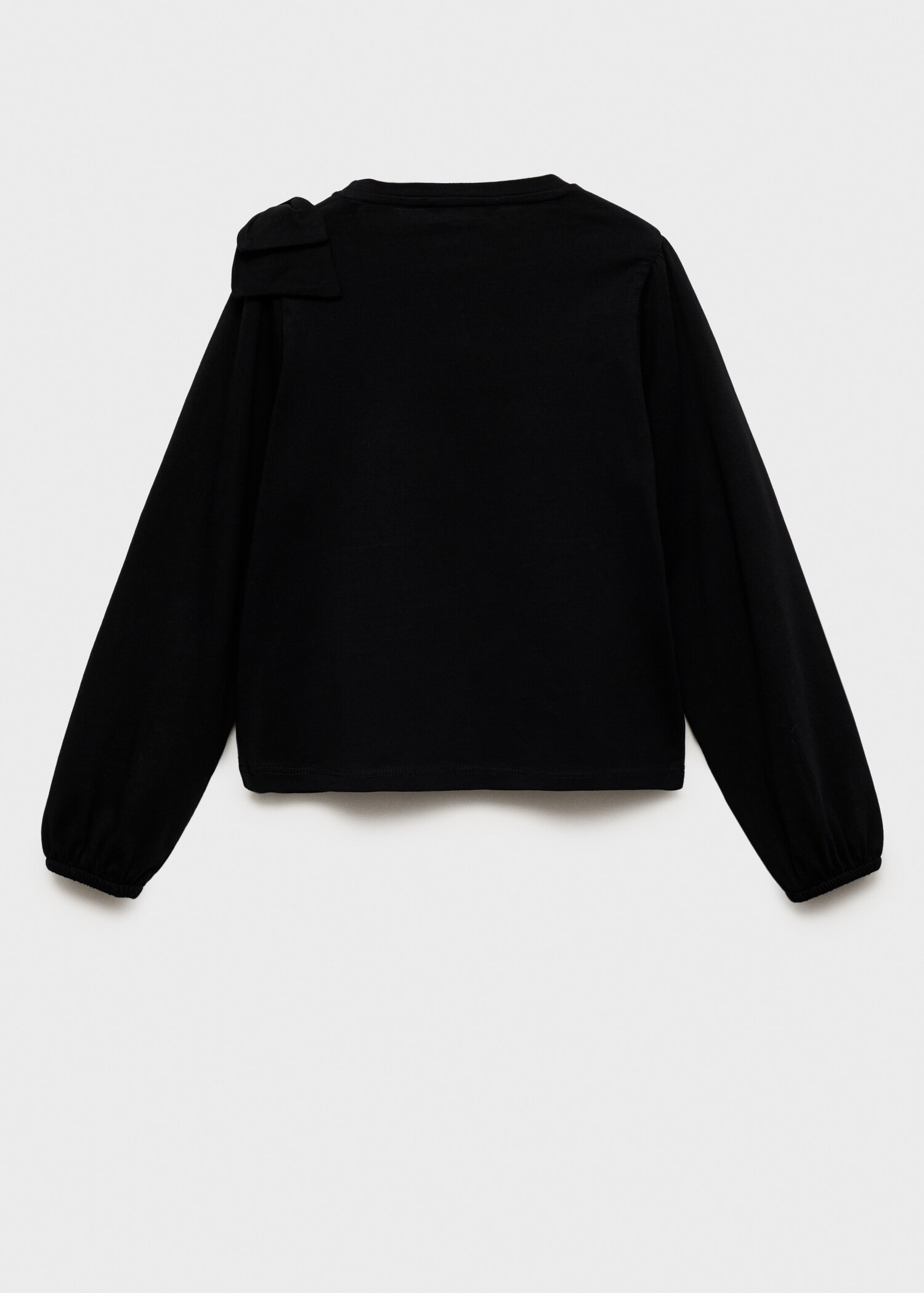 Bow cotton T-shirt - Reverse of the article