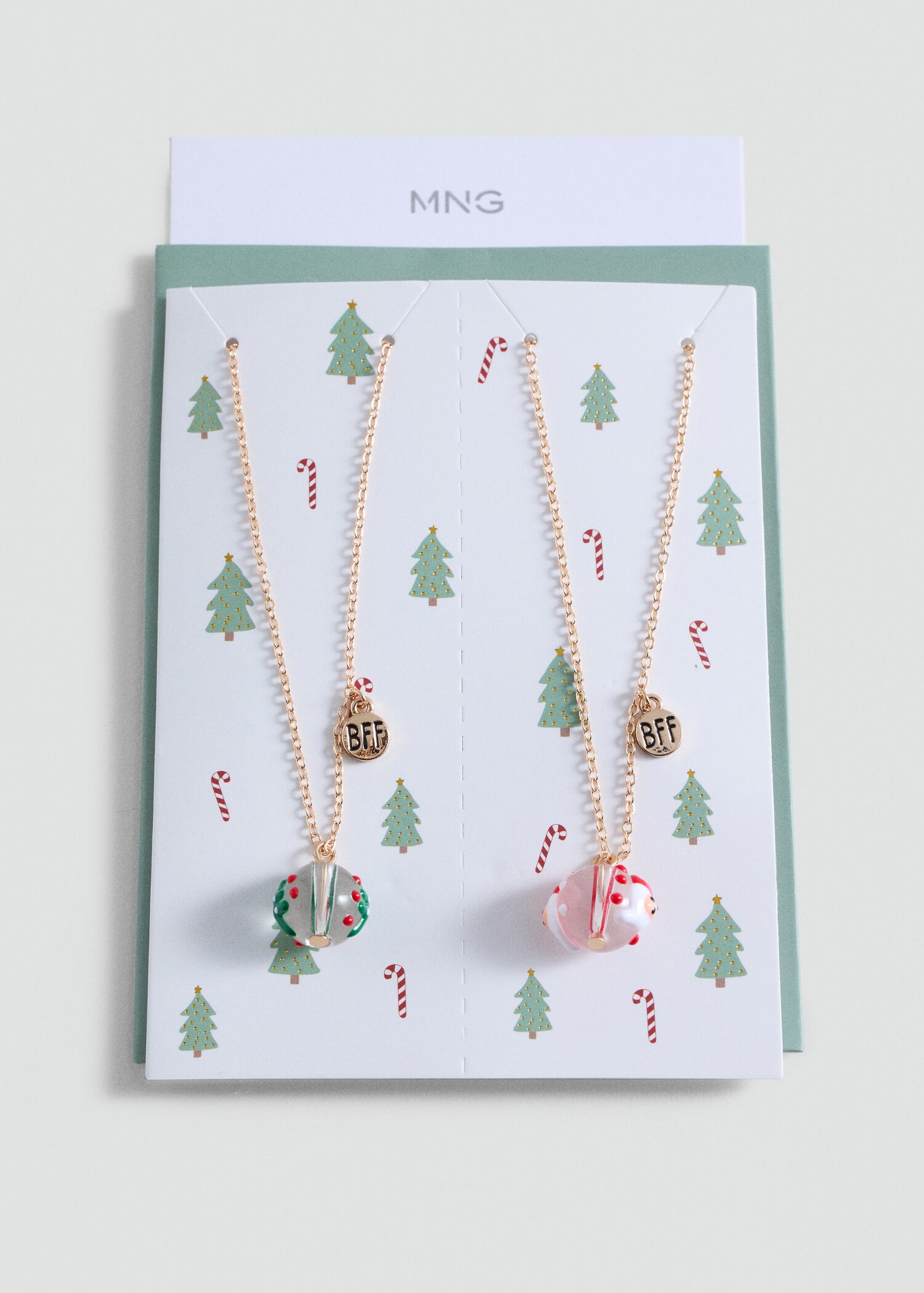 Pack of 2 Christmas necklaces - Details of the article 1