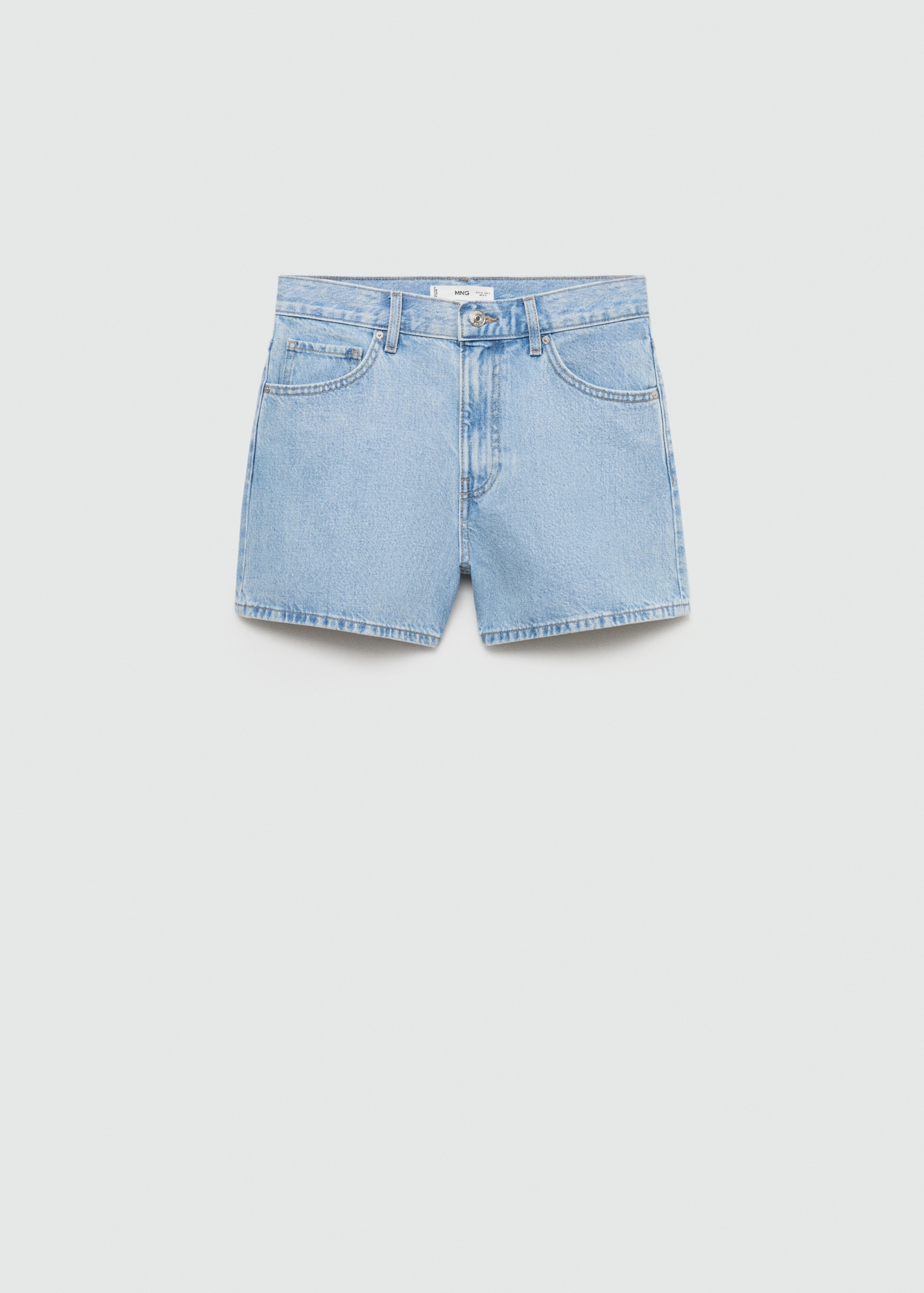 Zara Mango Mujer Pantalones Cortos Shorts Vaqueros Tiro Alto