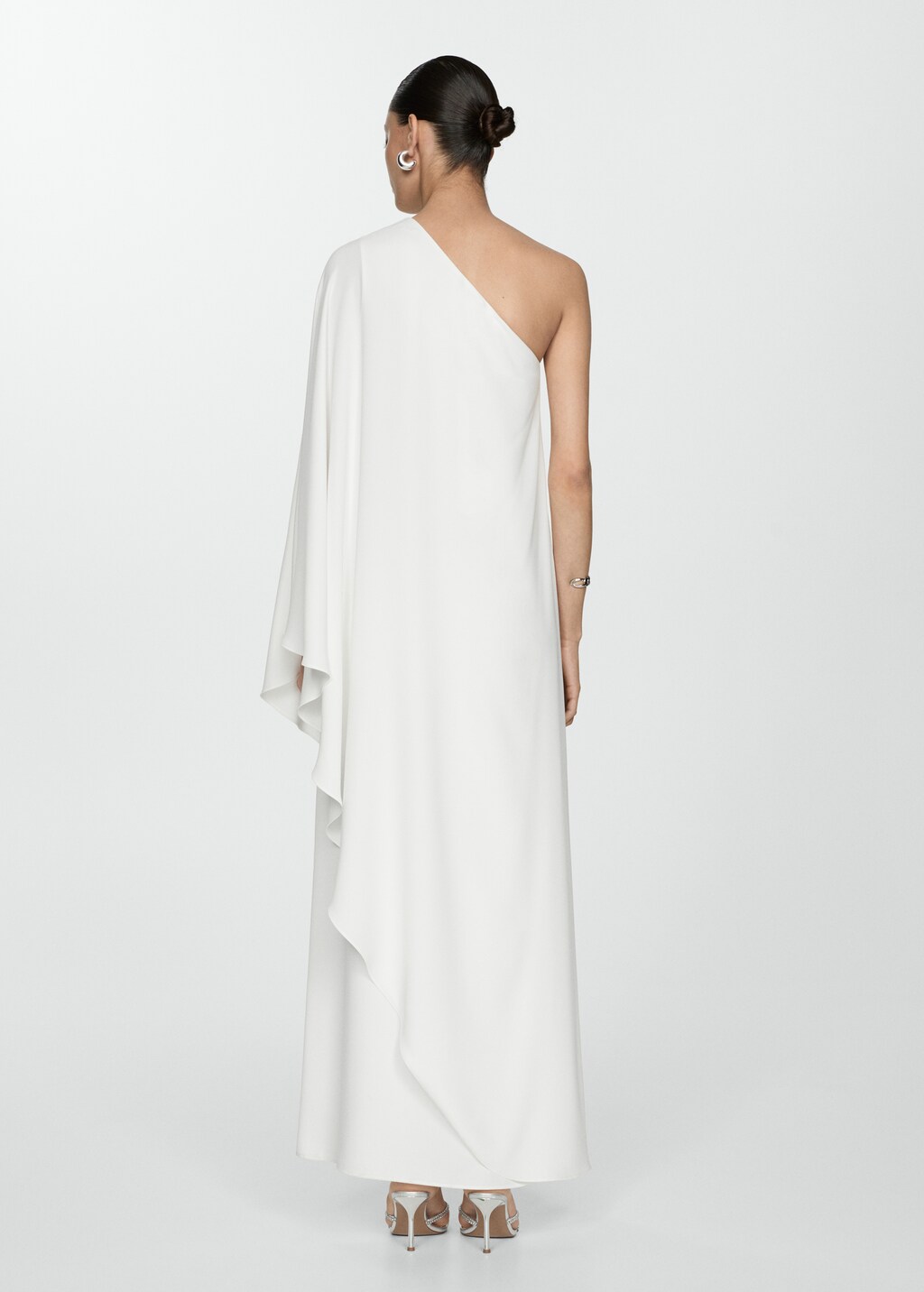 Asymmetrical cape dress | MANGO Kosovo Asymmetrical cape dress | MANGO Kosovo