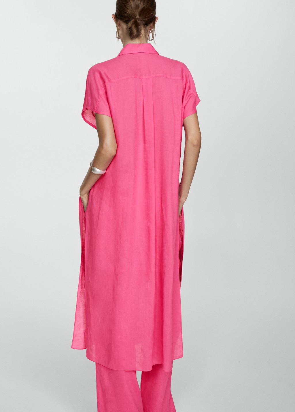 Robe chemise ouvertures