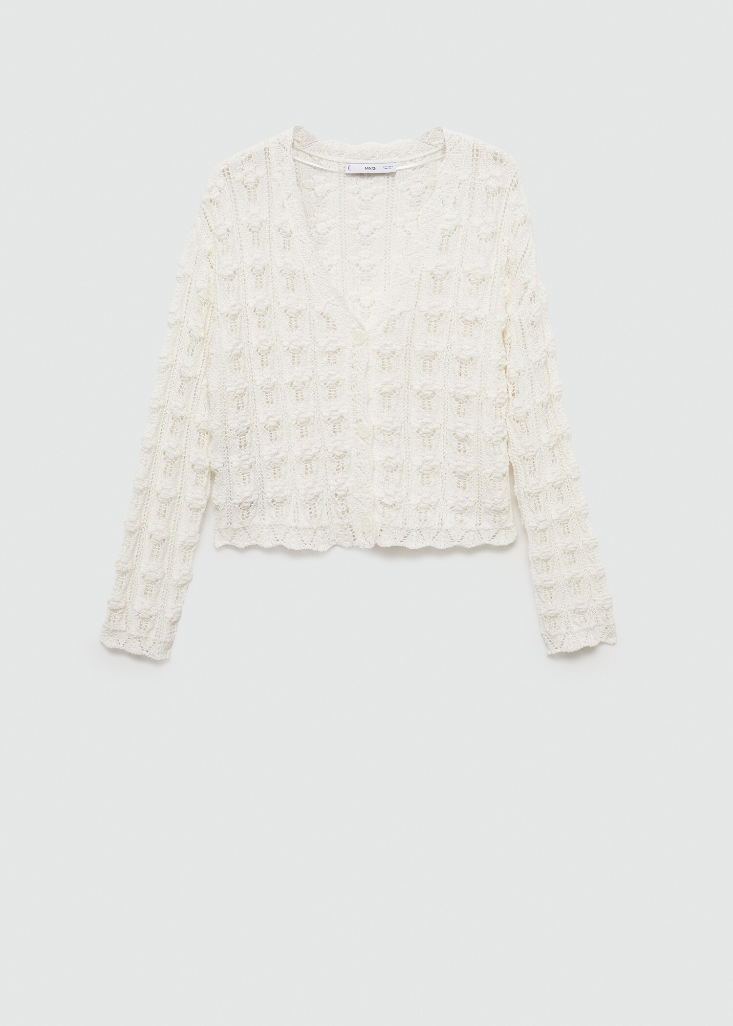 Crochet knitted cardigan - Article without model