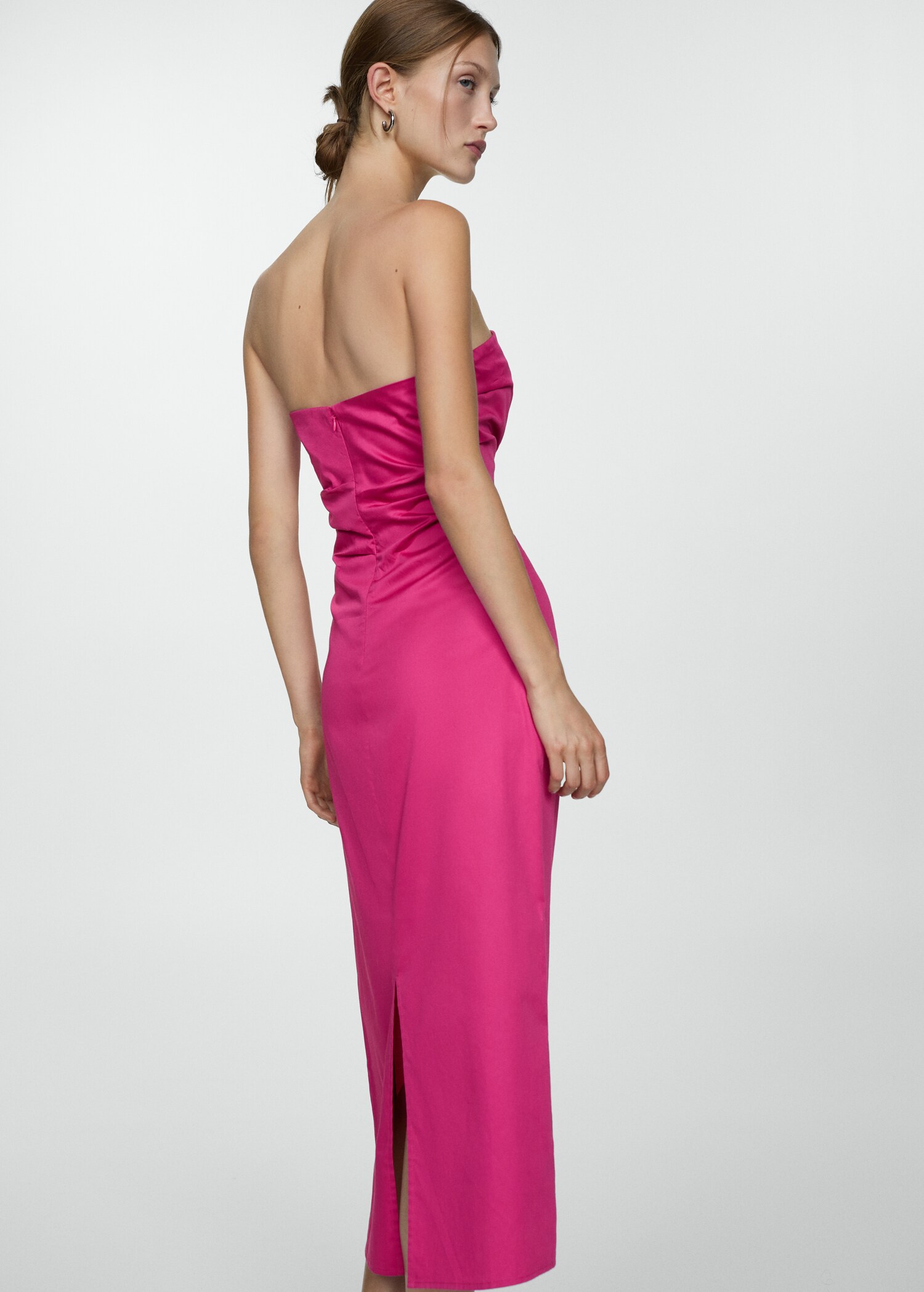 Robe bustier drapée - Verso de l’article