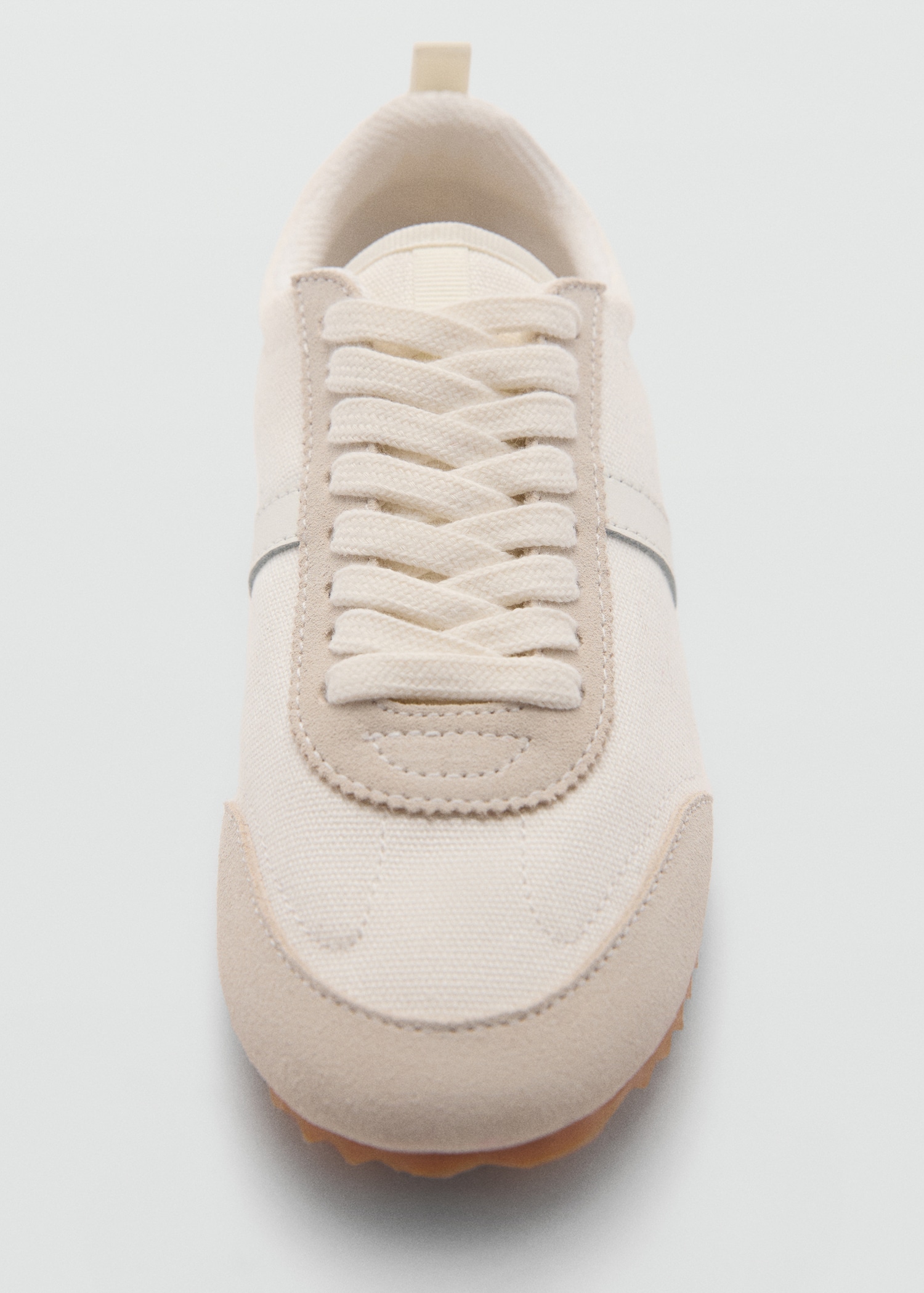 Tennis toile empiècements cuir - Détail de l'article 1