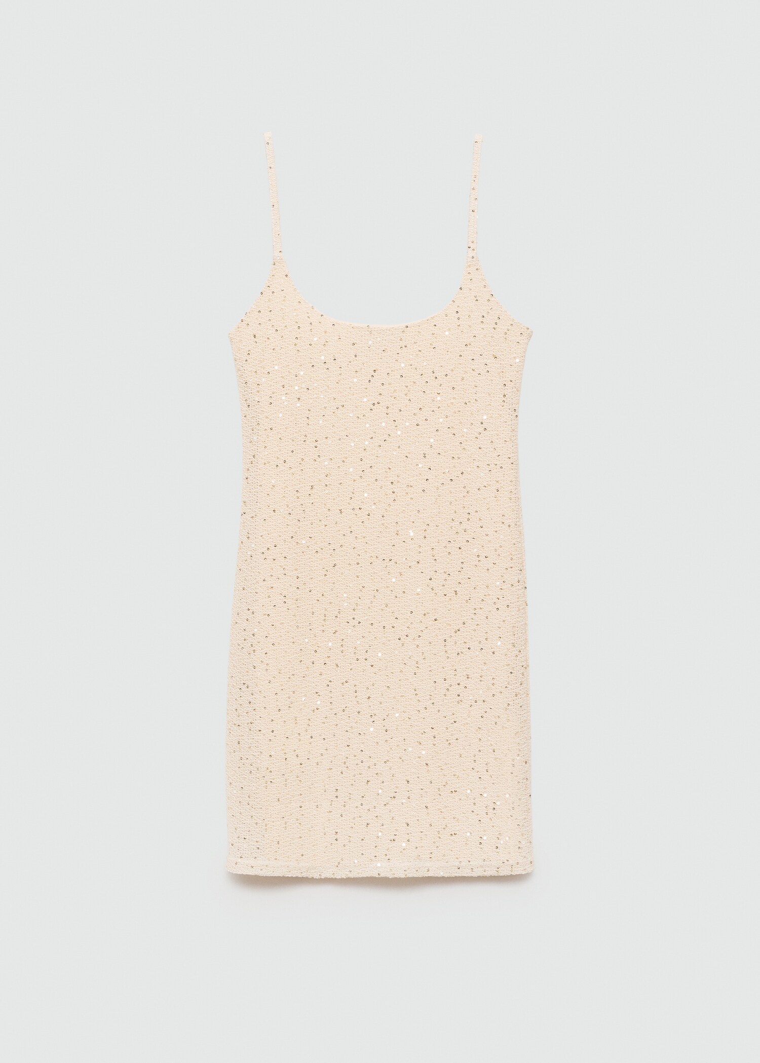 Robe courte ajustée sequins - Article sans modèle