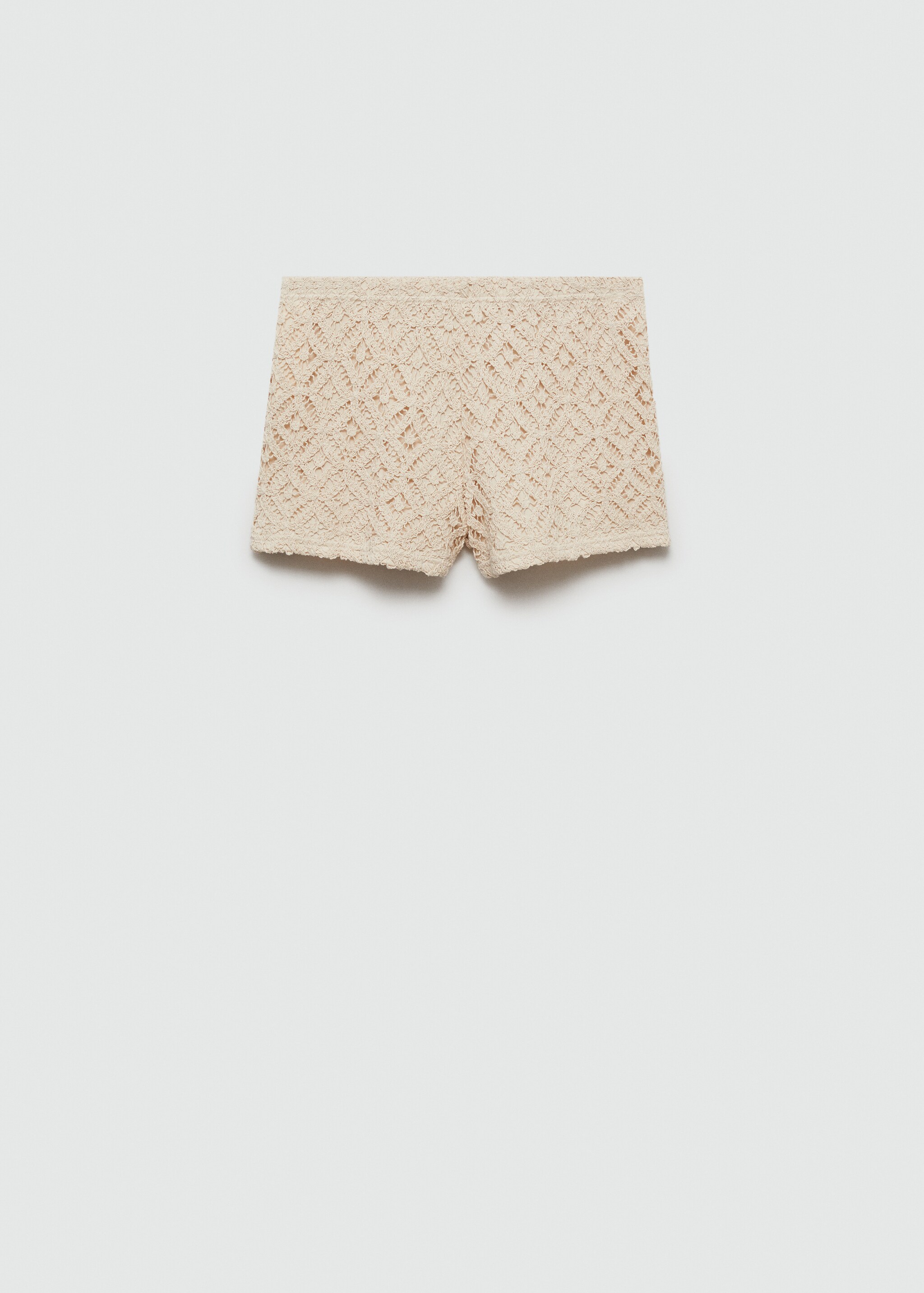 Crochet straight shorts - Article without model