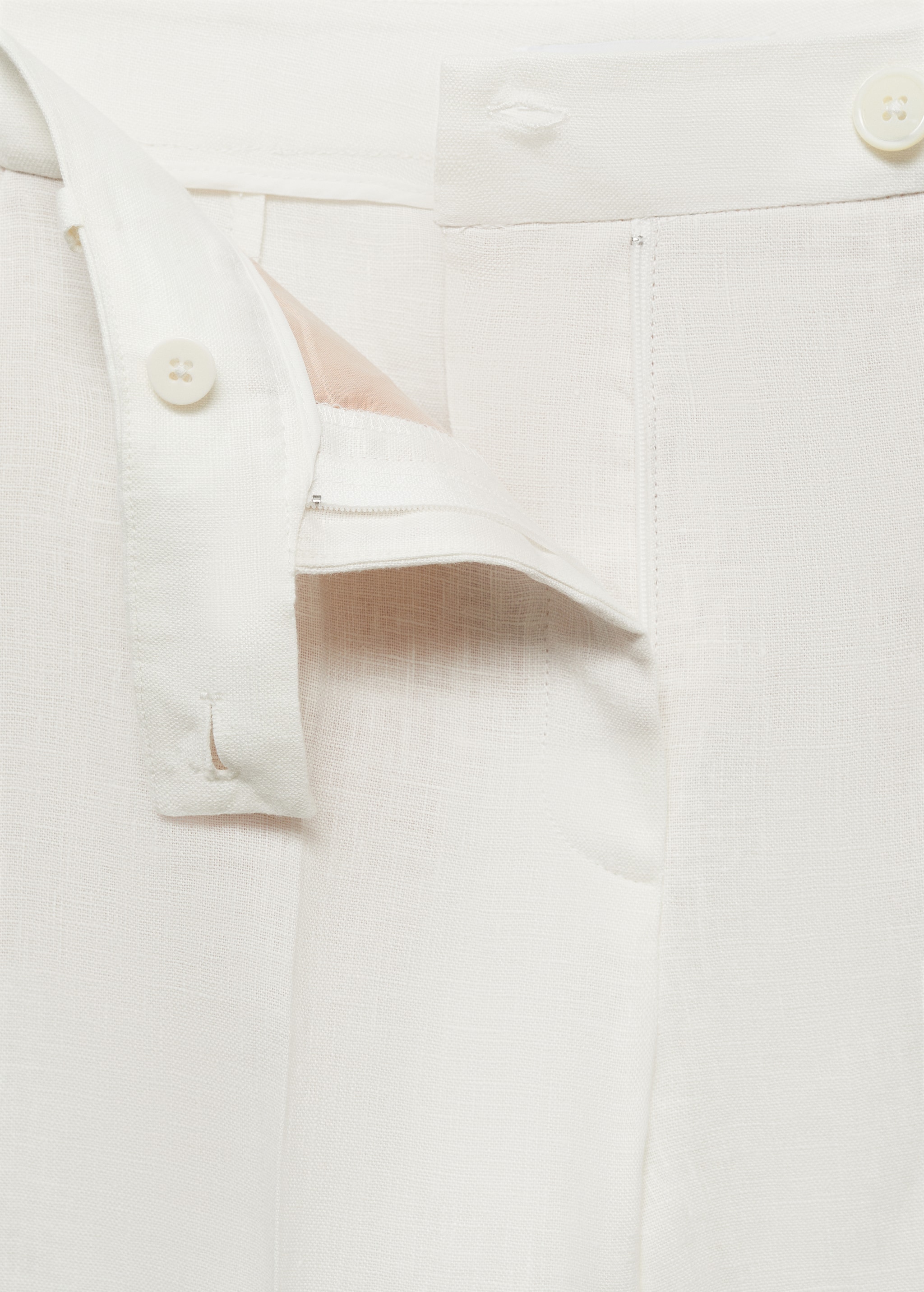 100% linen suit trousers - Details of the article 8
