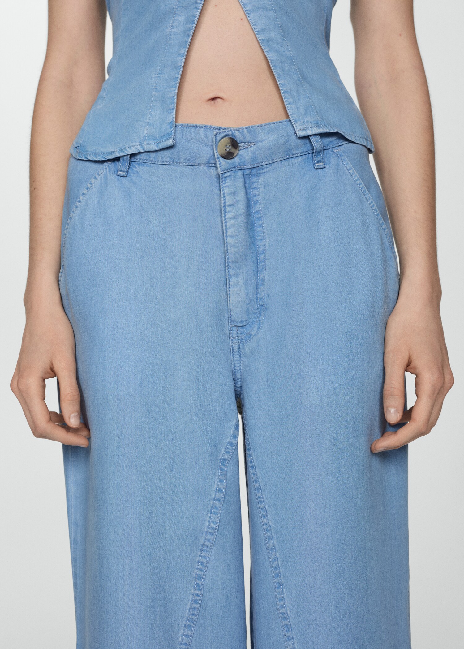 Pantalon wideleg Lyocell - Détail de l'article 6