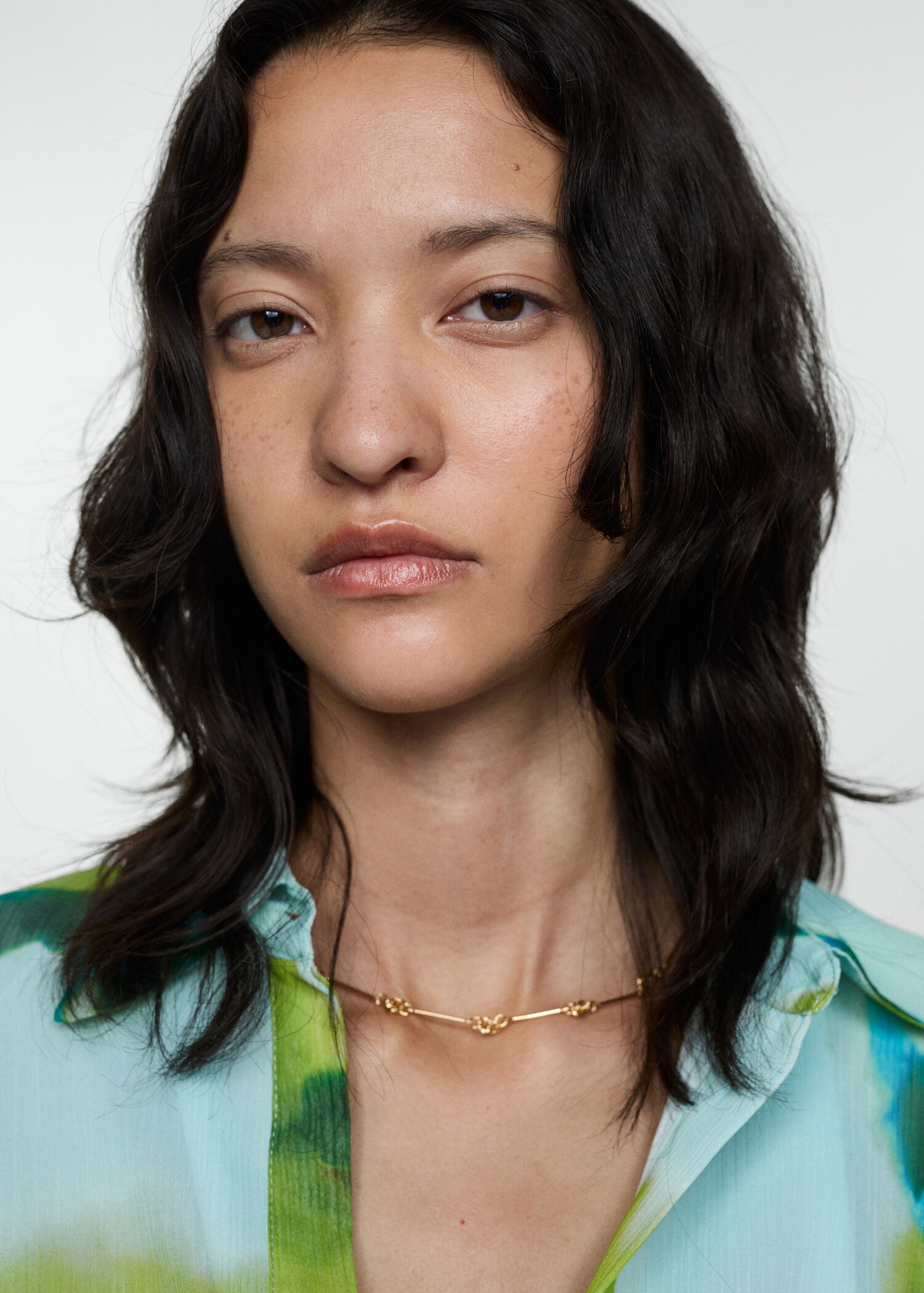 Printed jumpsuit with bow - Women | MANGO USA