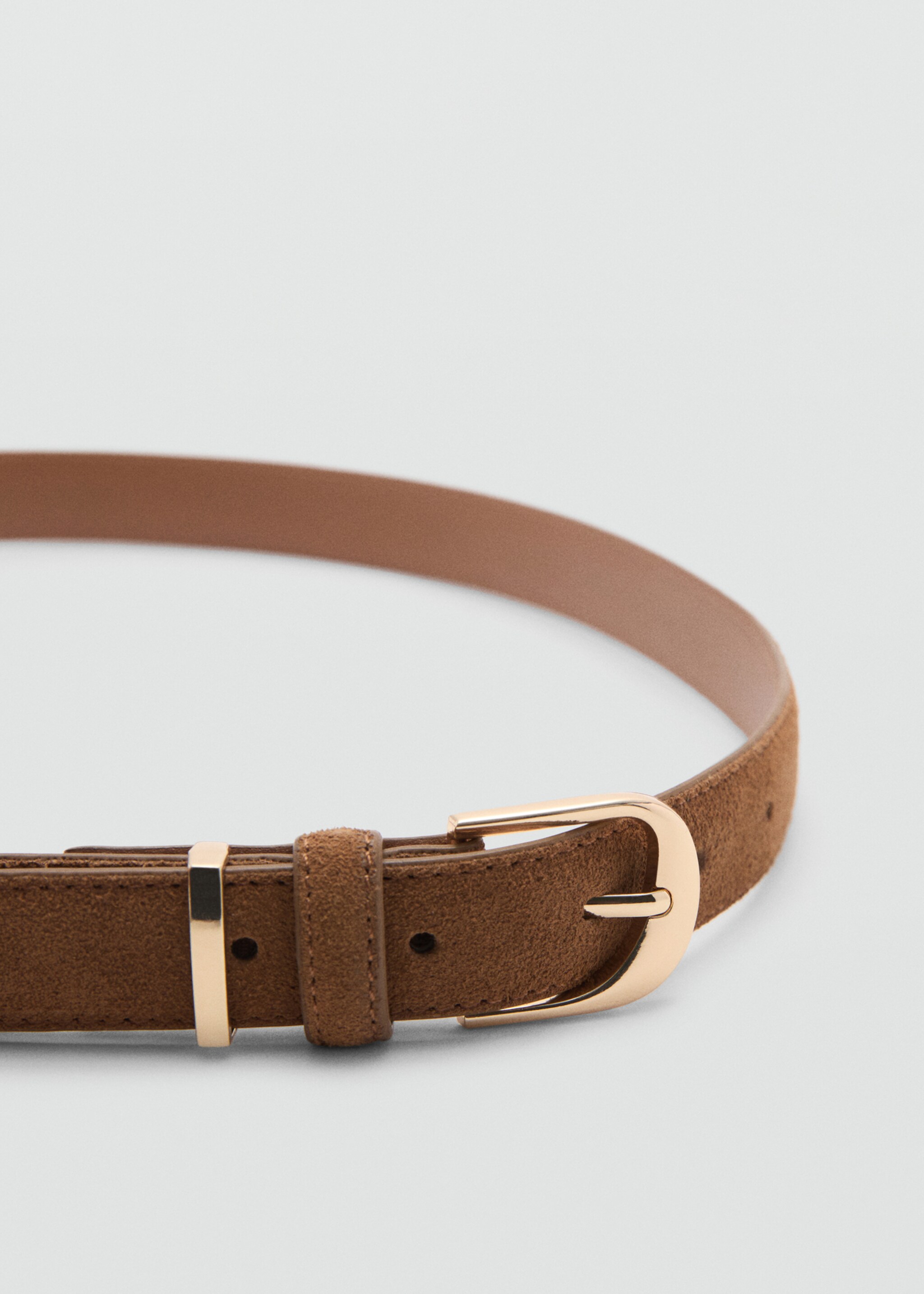 Buckle leather belt - Details of the article 1
