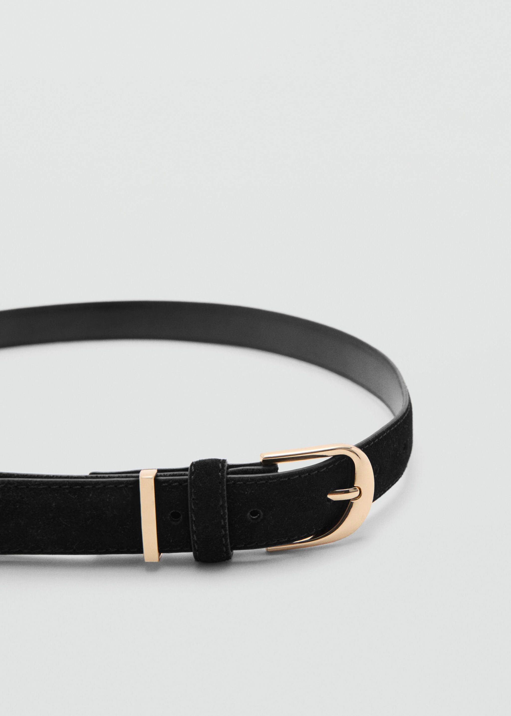 Buckle leather belt - Details of the article 1