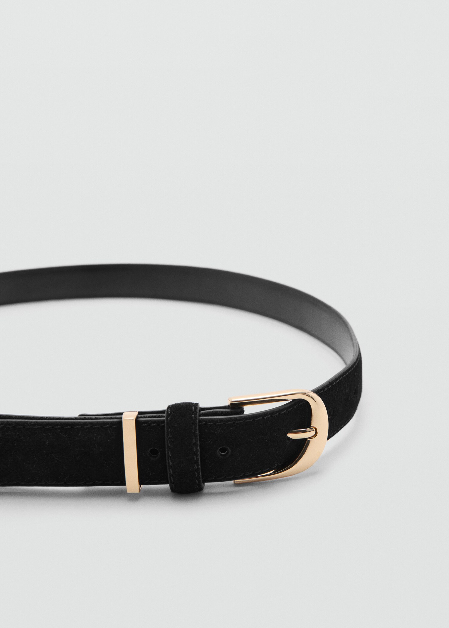 Buckle leather belt - Details of the article 1