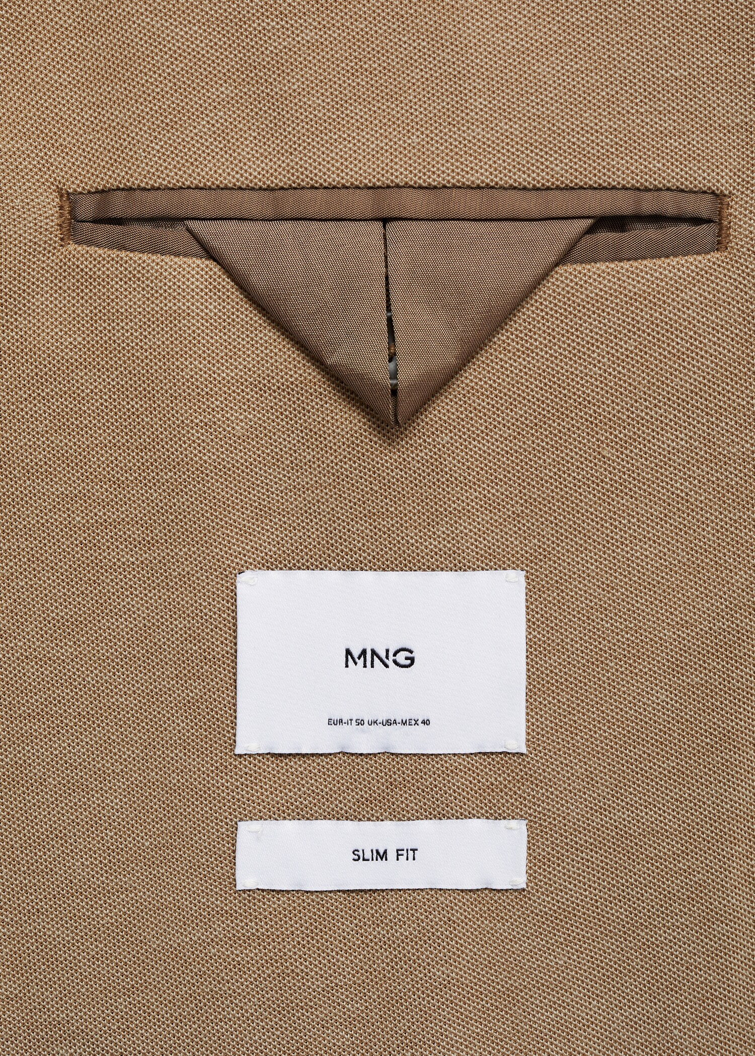 Veste slim fit microstructure - Détail de l'article 0