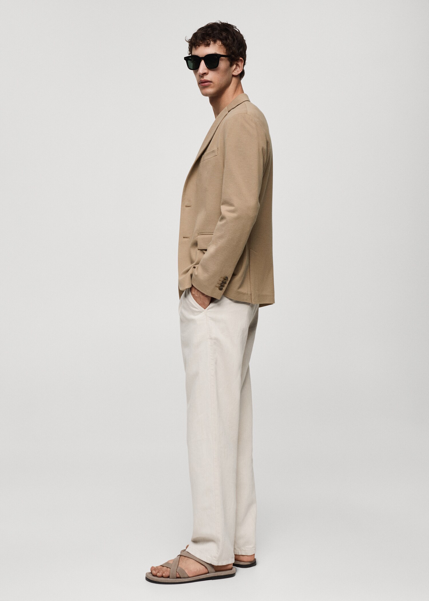 Veste slim fit microstructure - Détail de l'article 2