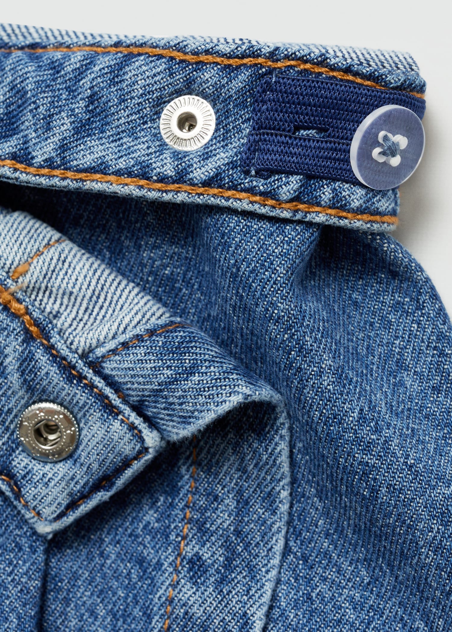 Denim skirt trousers - Details of the article 8