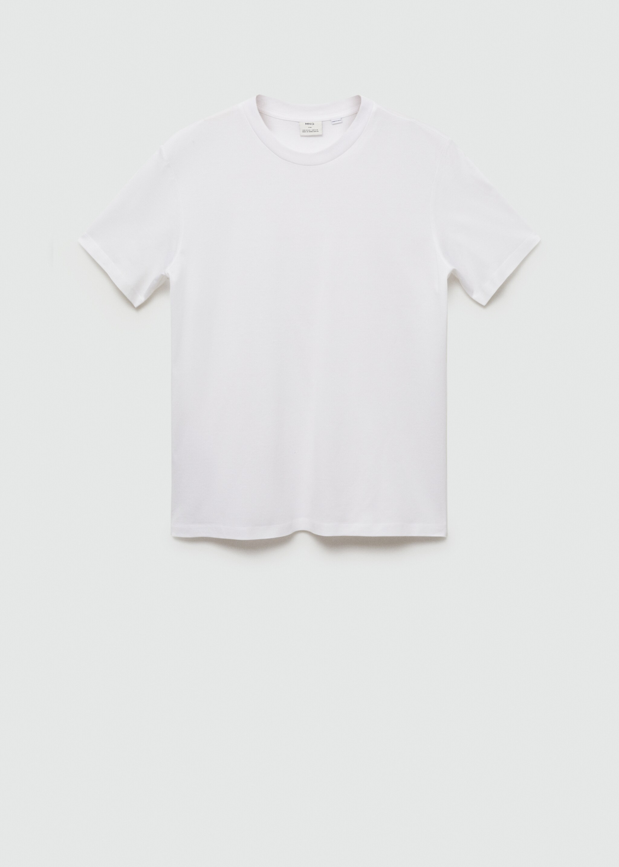 Slim-fit T-shirt 100% katoen - Artikel zonder model