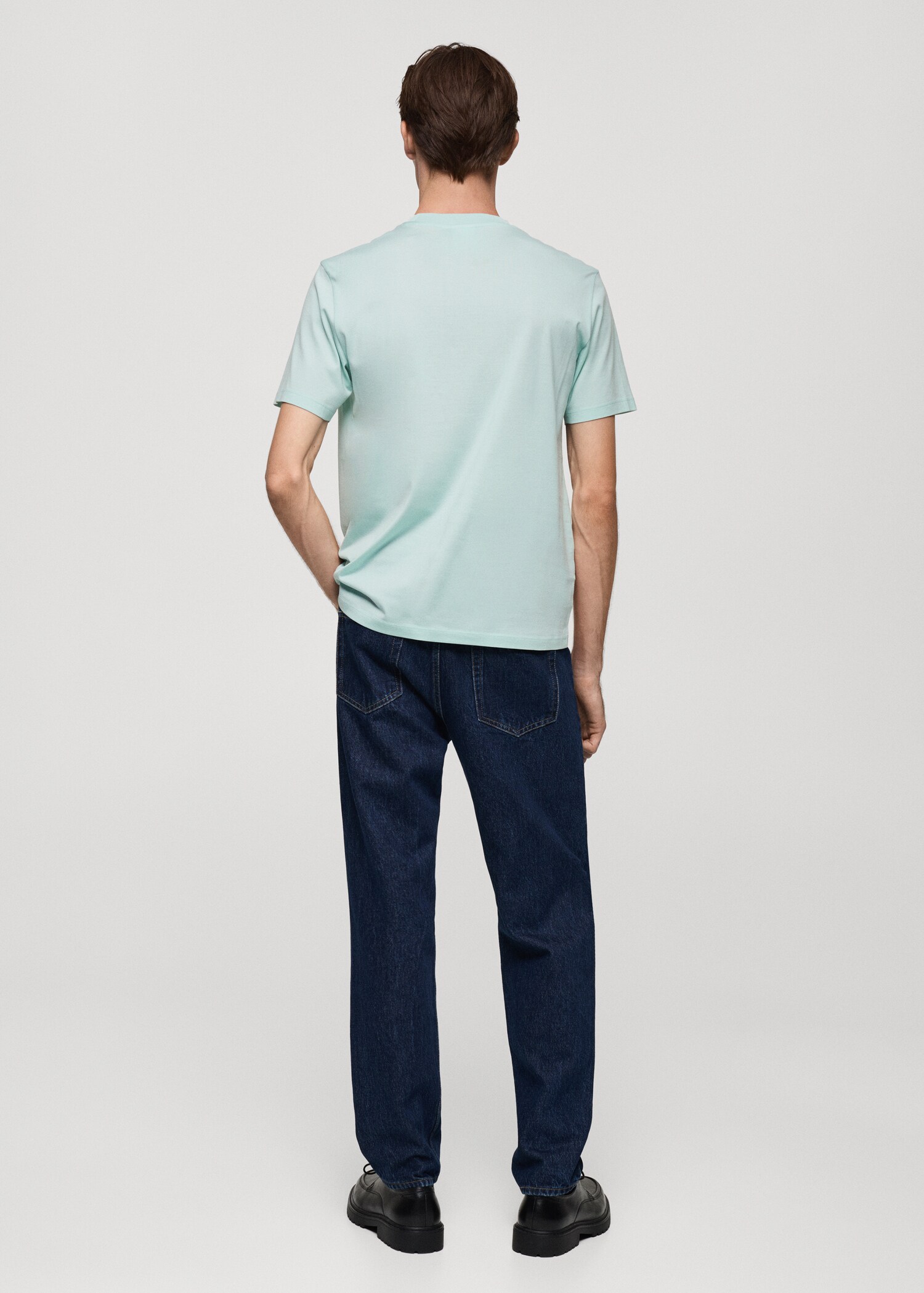 Camiseta slim fit 100% algodón - Reverso del artículo