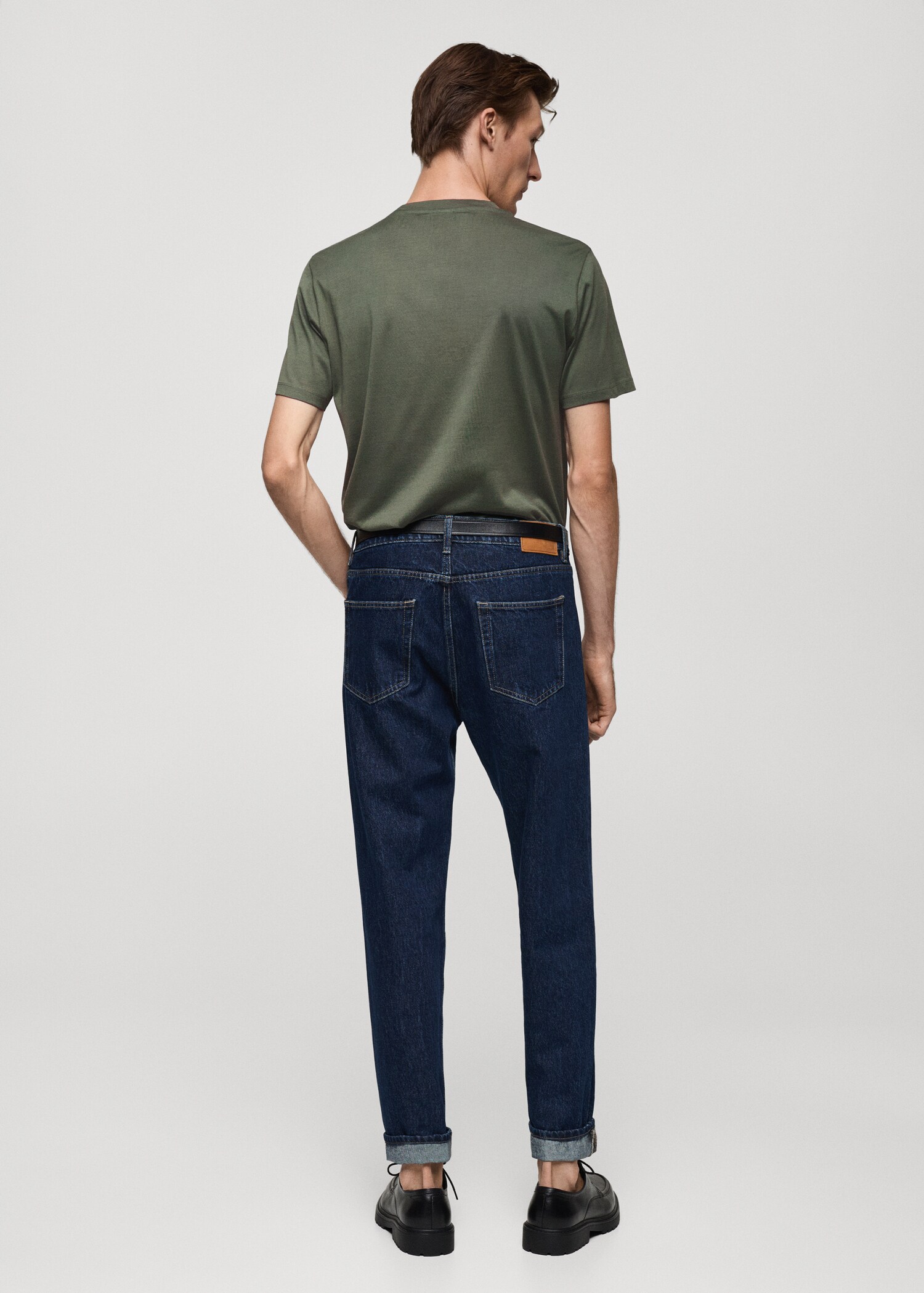 Camiseta slim fit 100% algodón - Reverso del artículo