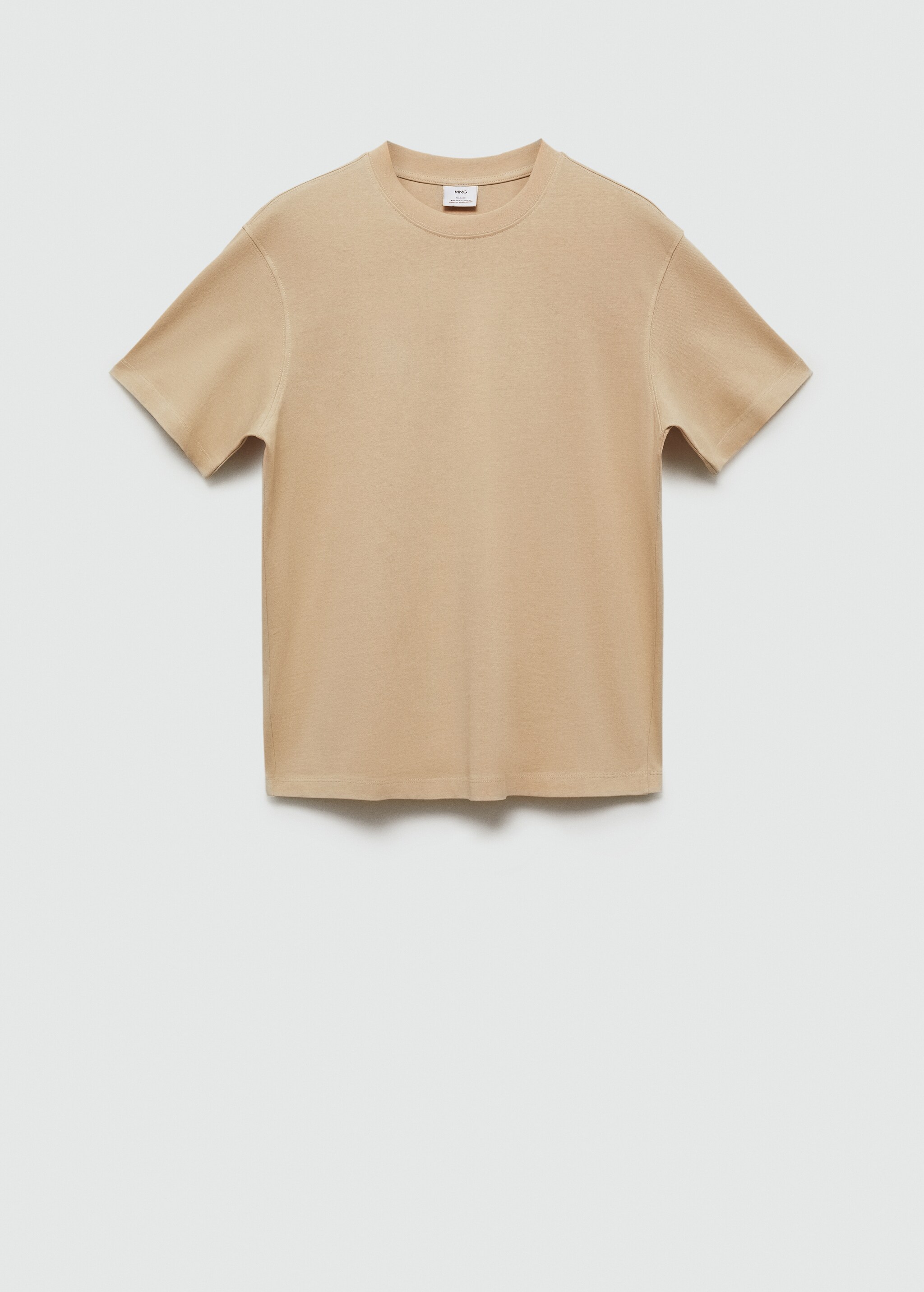 T-shirt básica de 100% algodão relaxed fit - Artigo sem modelo