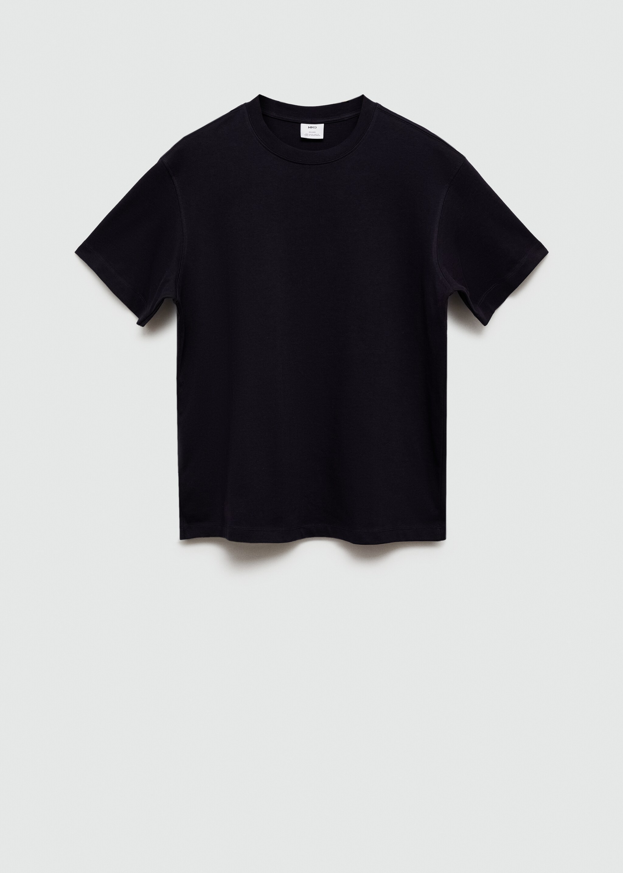 Basic 100% cotton relaxed-fit t-shirt - Article without model