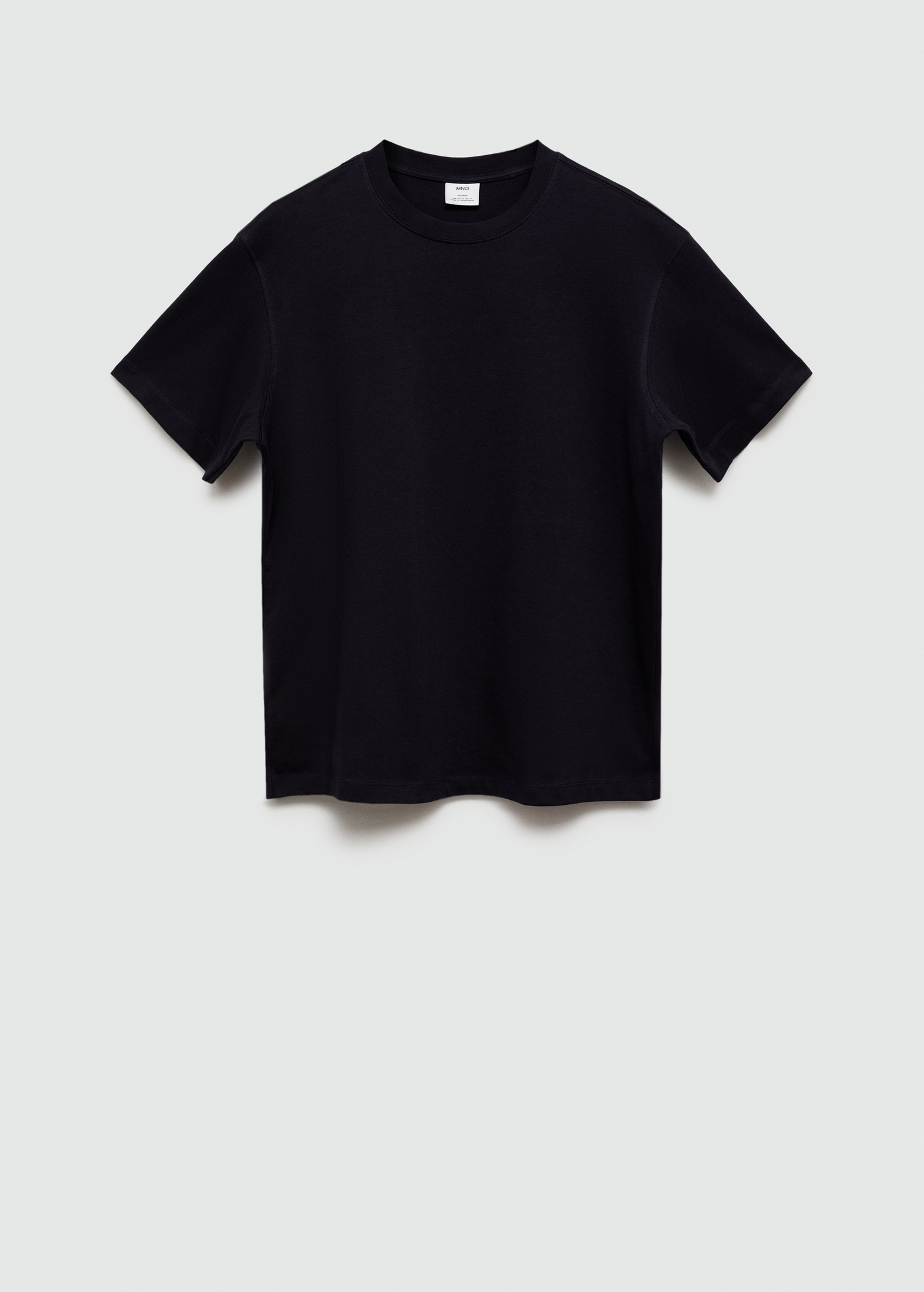 Basic 100% cotton relaxed-fit t-shirt - Article without model