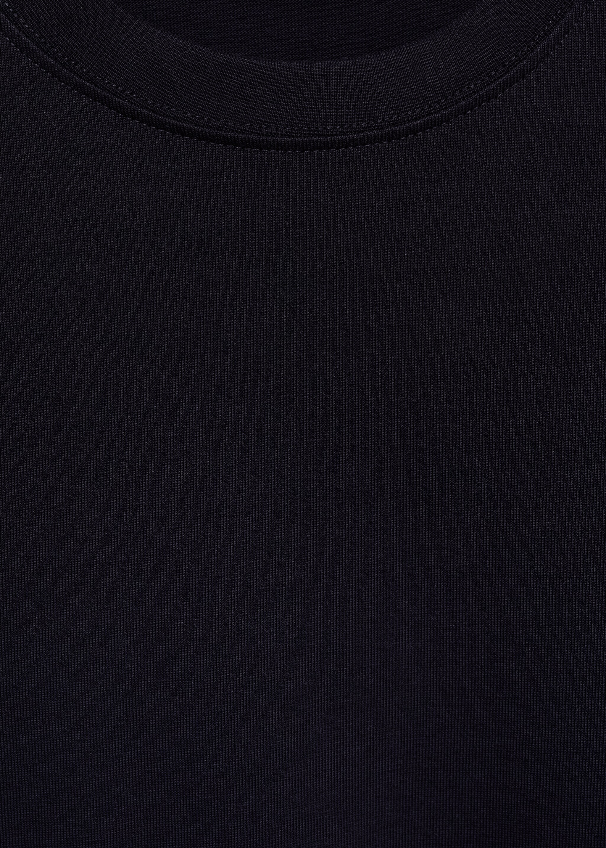 Basic 100% cotton relaxed-fit t-shirt - Details of the article 8