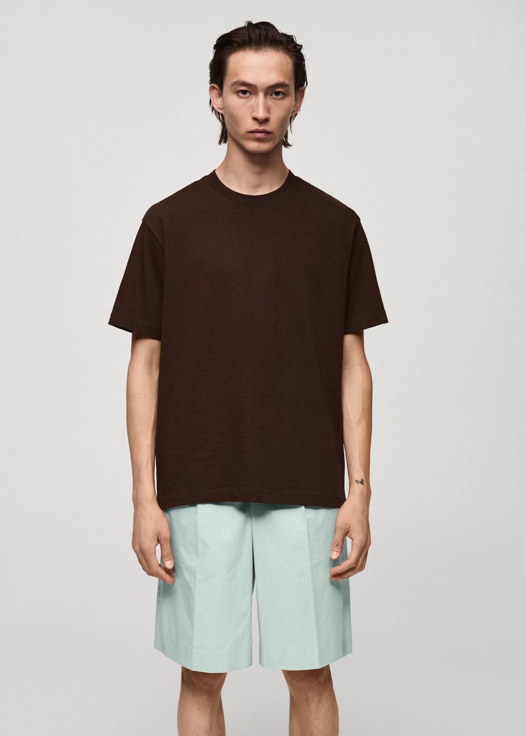 Mango Relaxed-Fit-T-Shirt aus 100 % Baumwolle