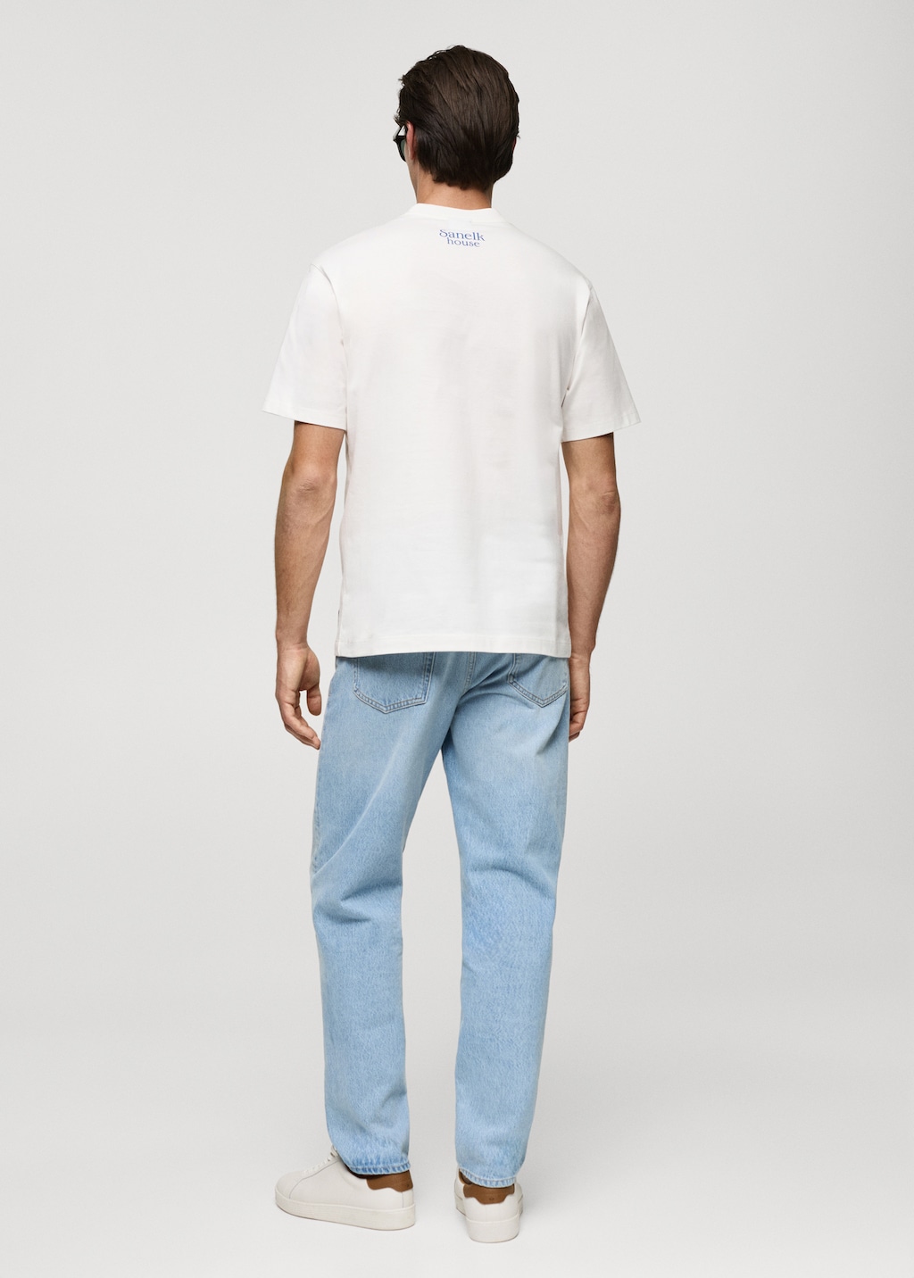 Regular fit printed cotton t-shirt