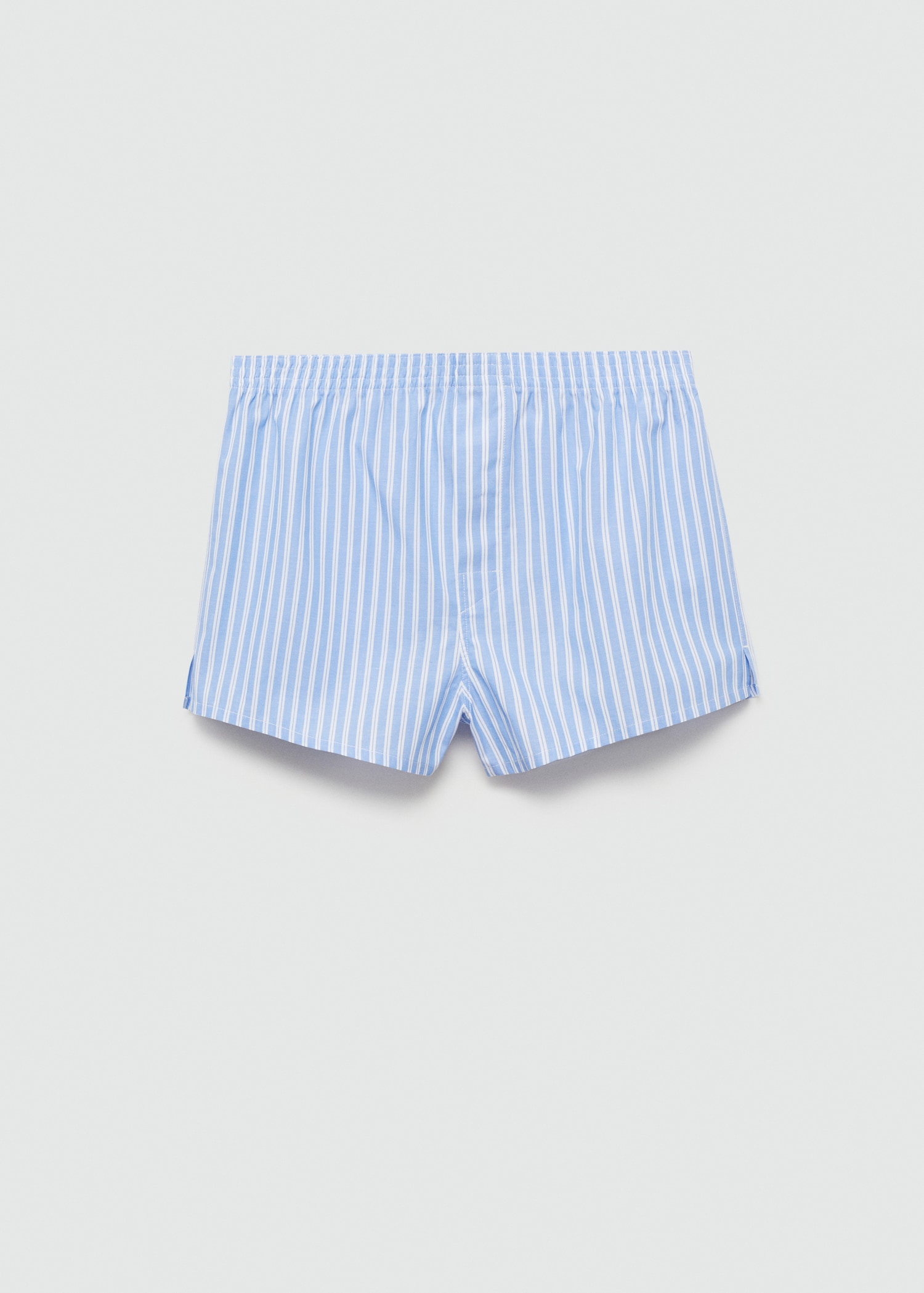 Striped printed cotton briefs - Article without model