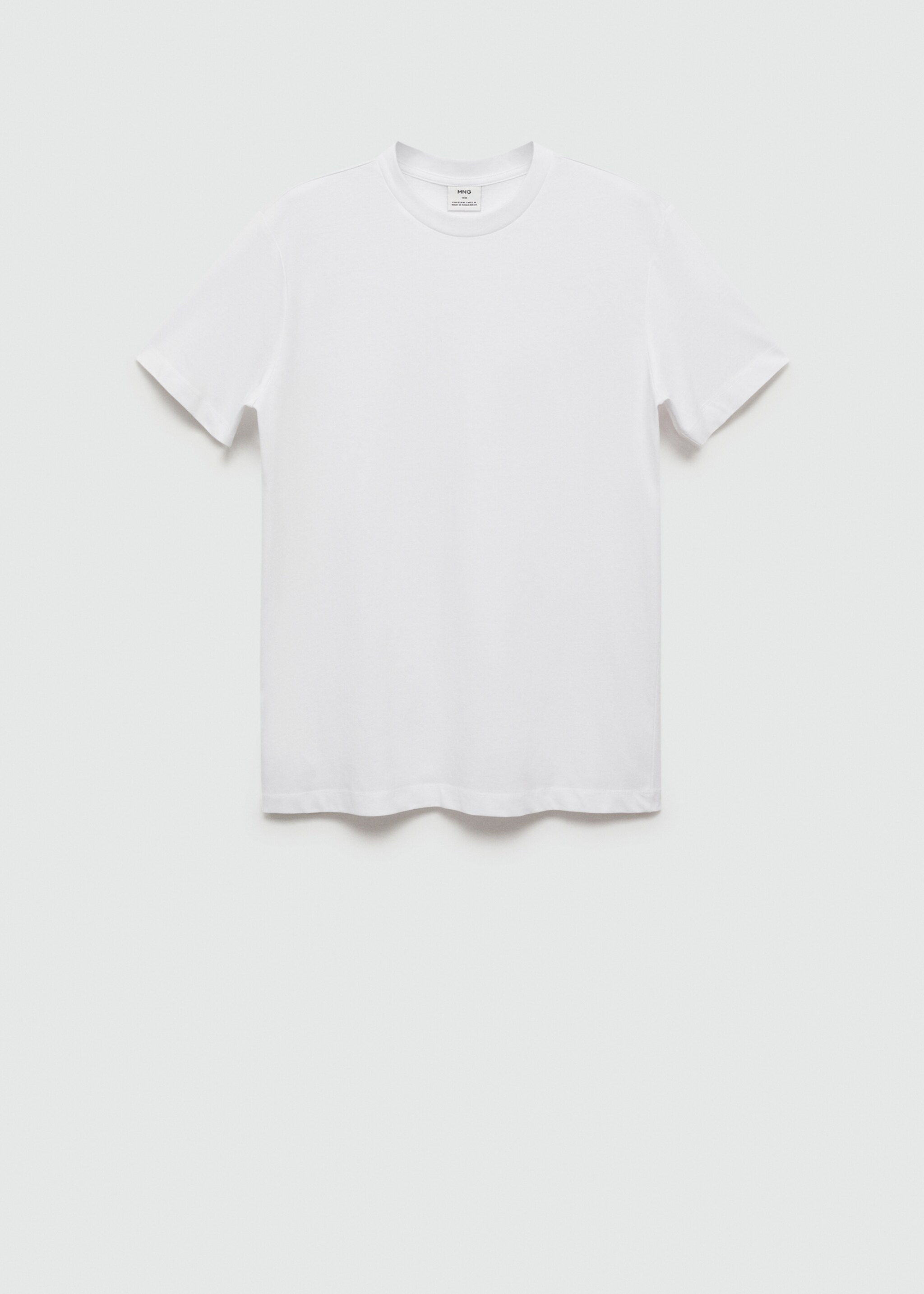 Basic cotton stretch T-shirt - Article without model