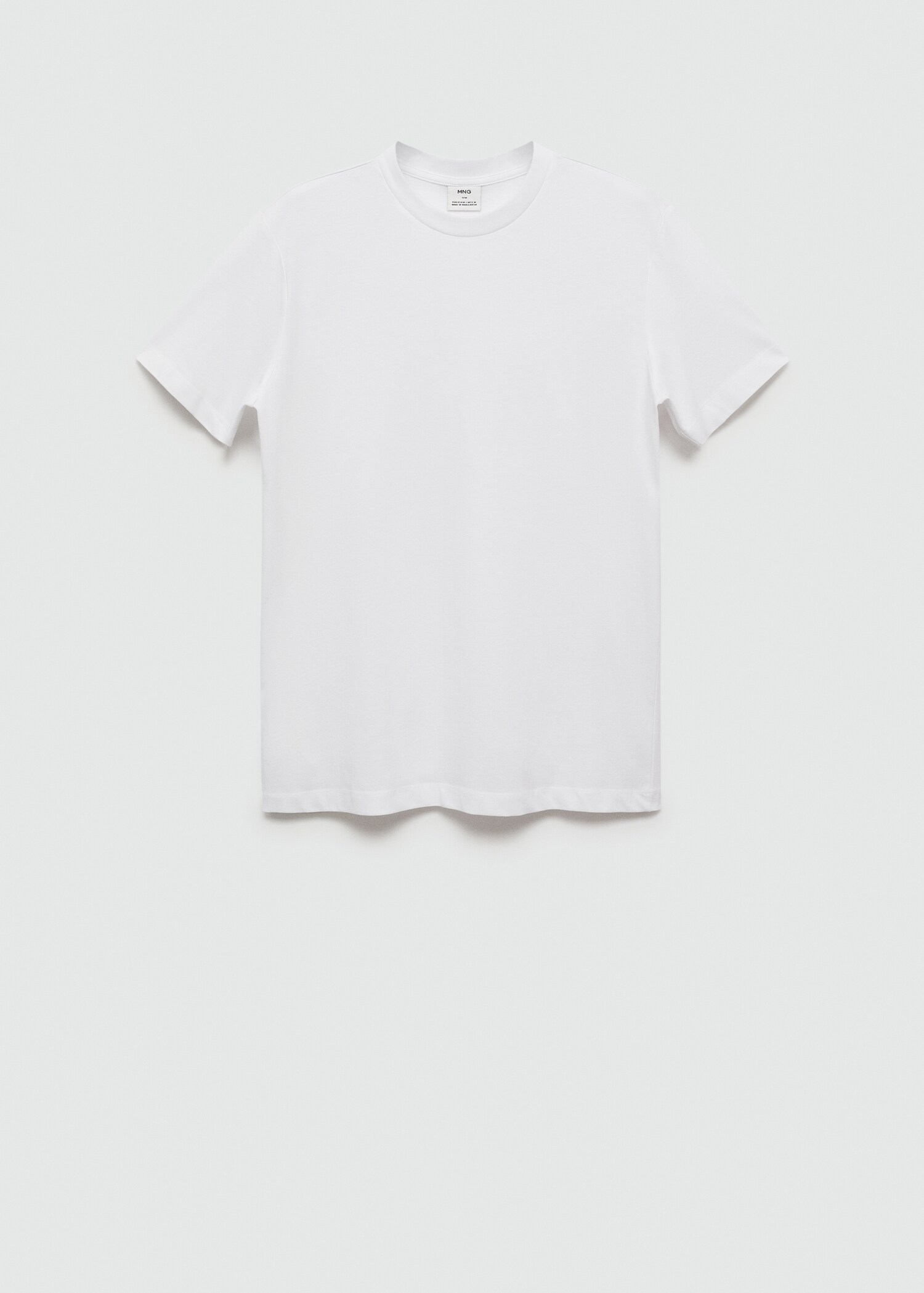 Basic cotton stretch T-shirt - Article without model