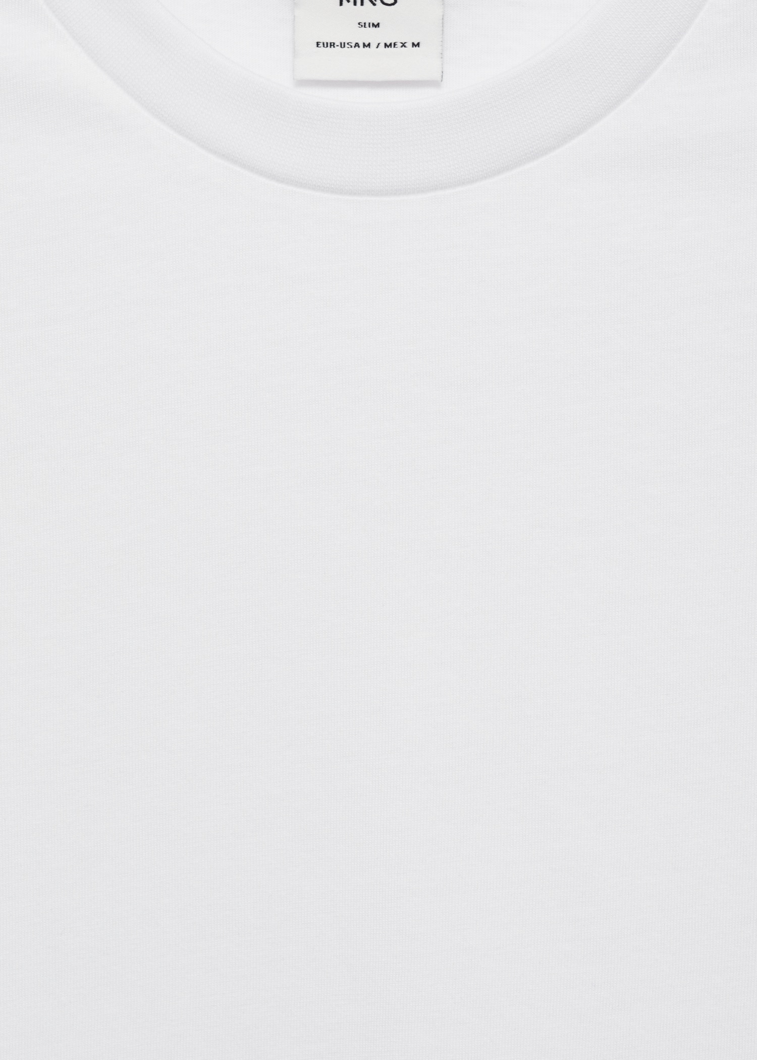 Slim-fit cotton t-shirt - Details of the article 8