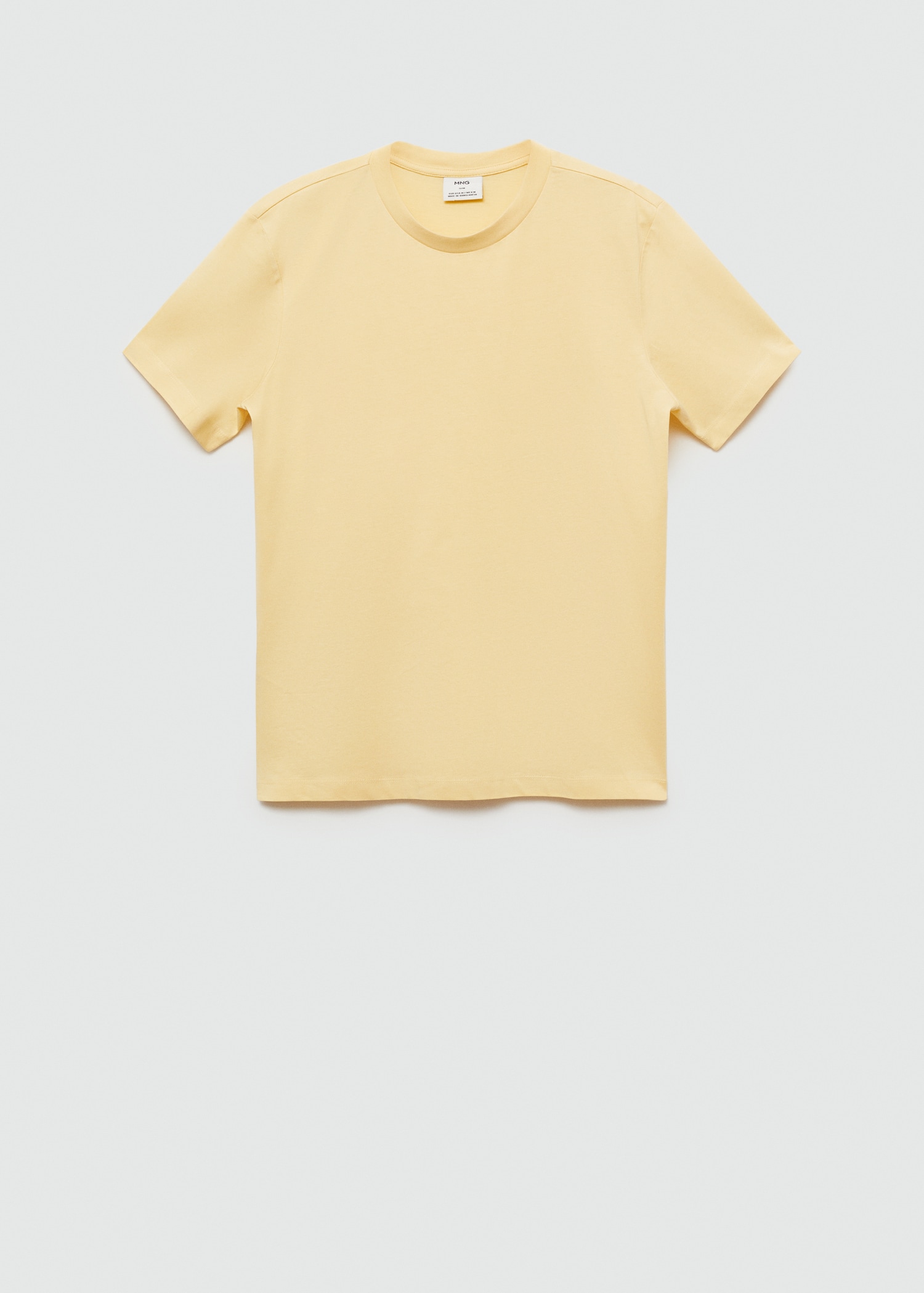 Slim-fit cotton t-shirt - Article without model