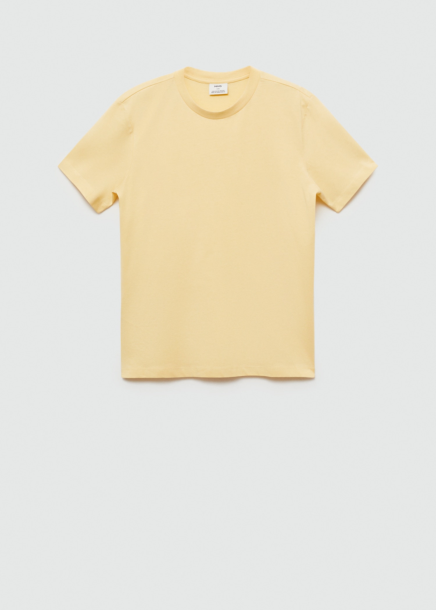 Basic cotton stretch T-shirt - Article without model