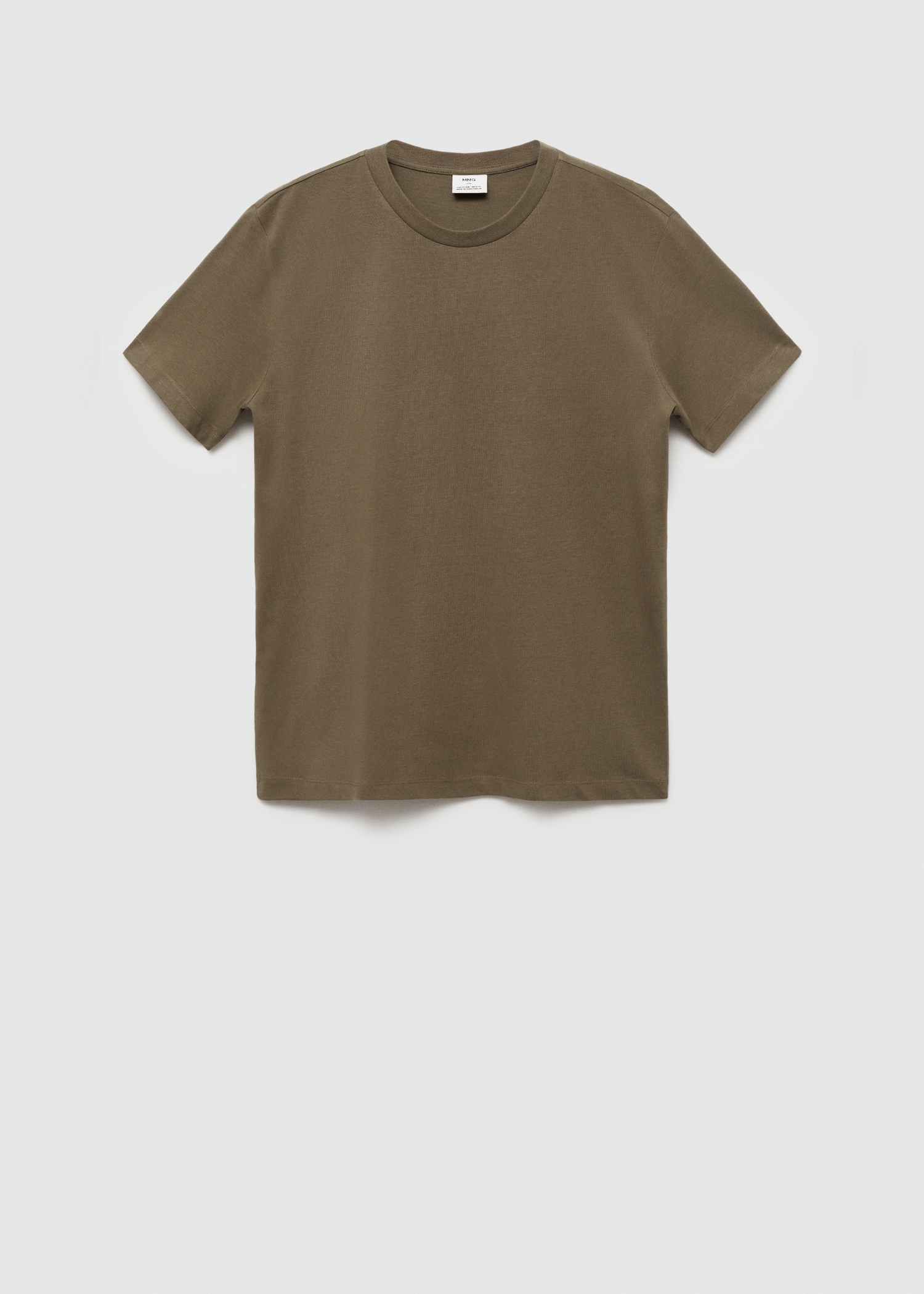 Slim-fit cotton t-shirt - Article without model