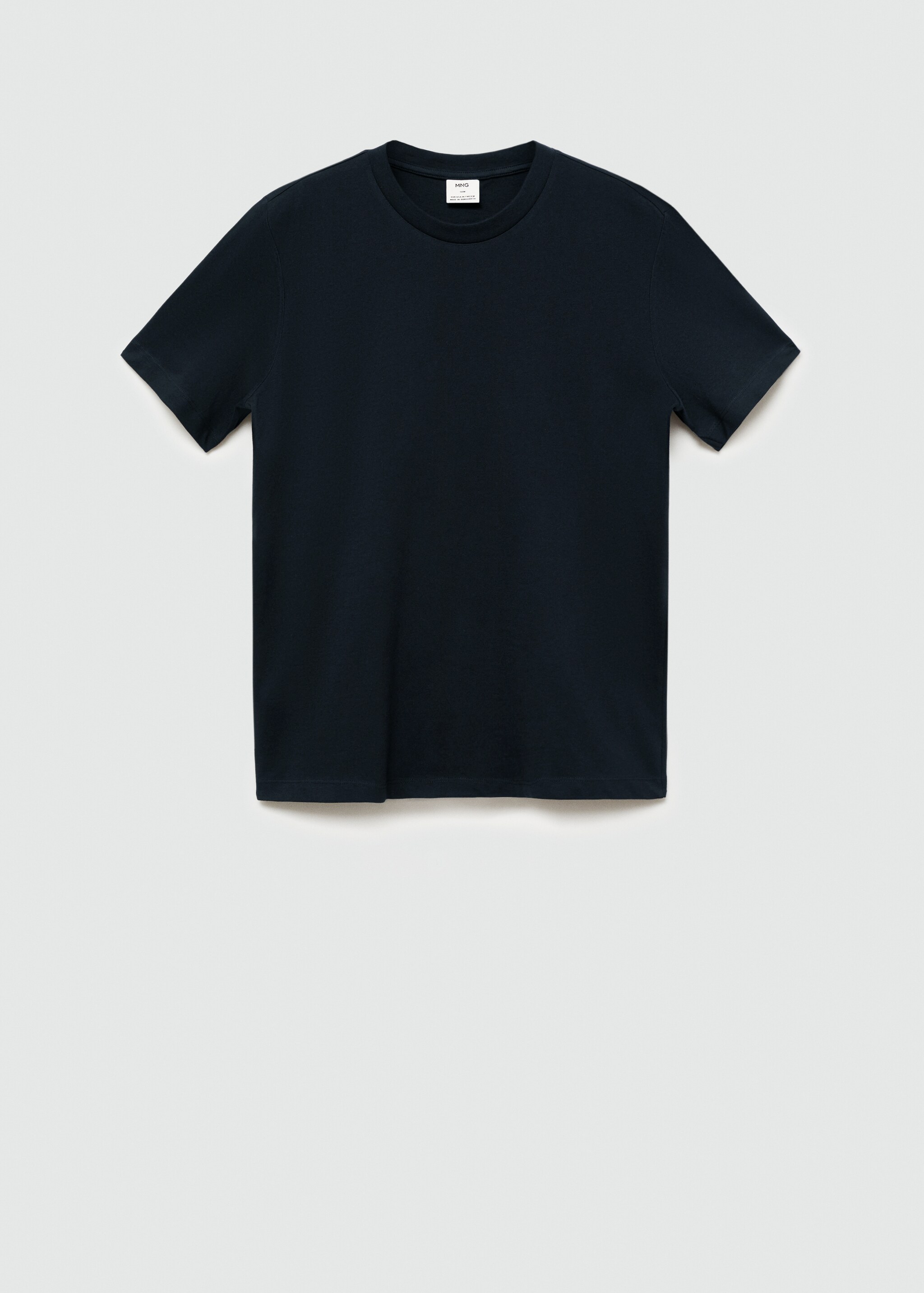 T-shirt básica de algodão stretch - Artigo sem modelo