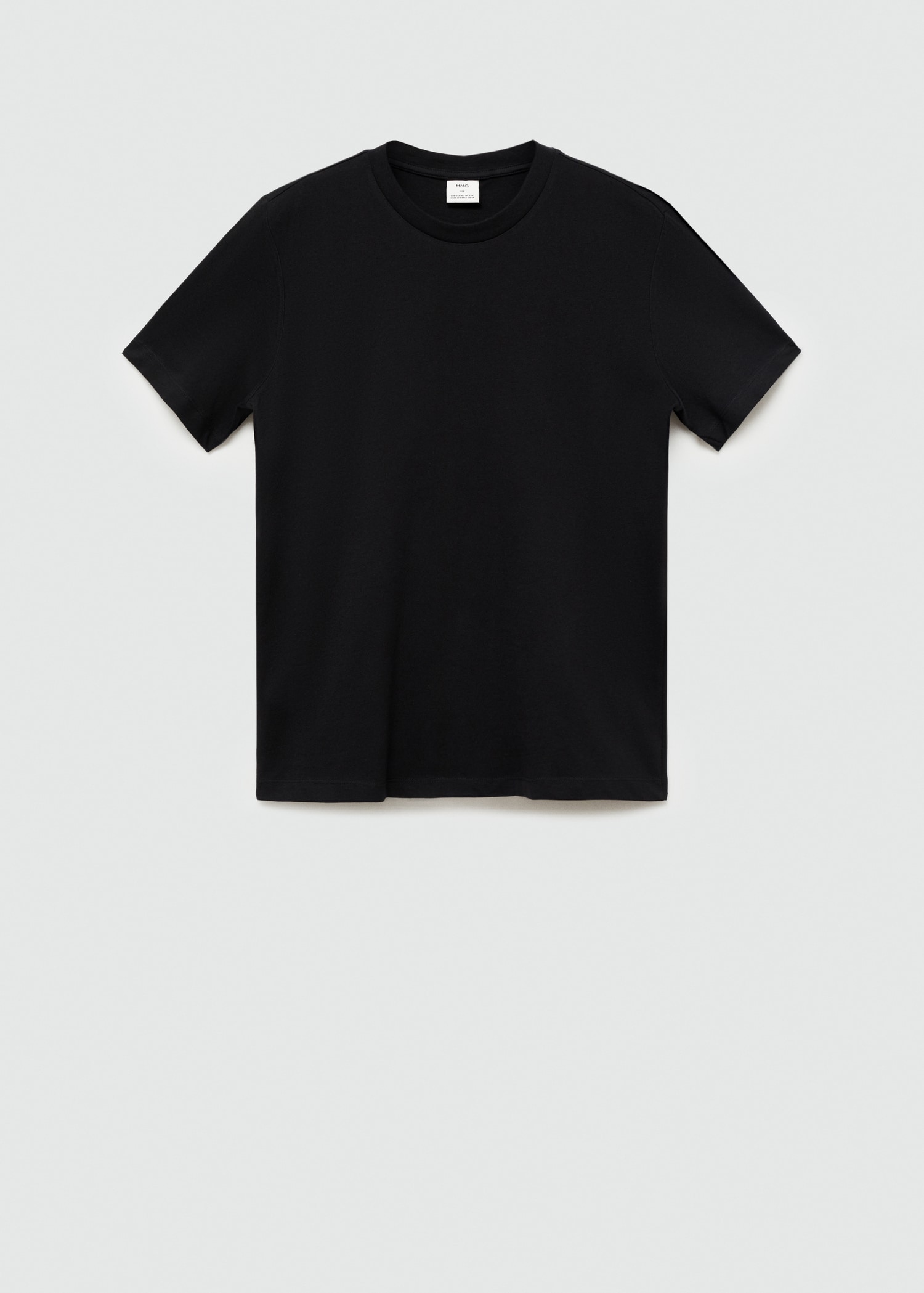 Basic cotton stretch T-shirt - Article without model