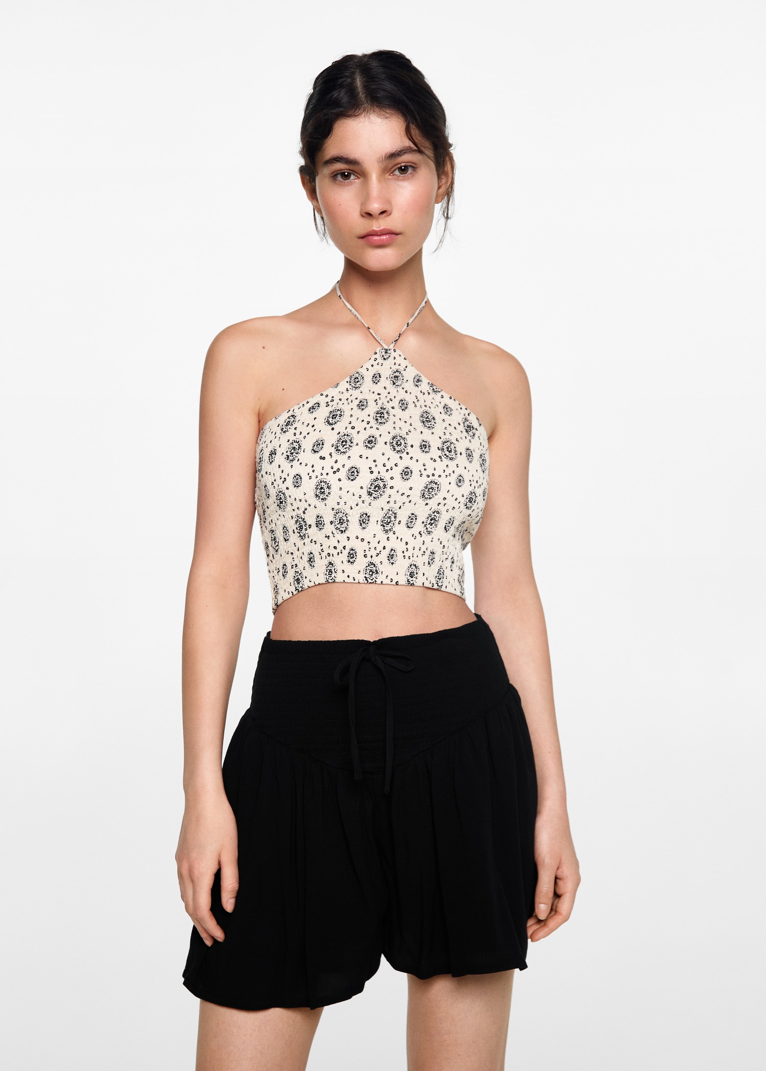 Gathered skort - Medium plane