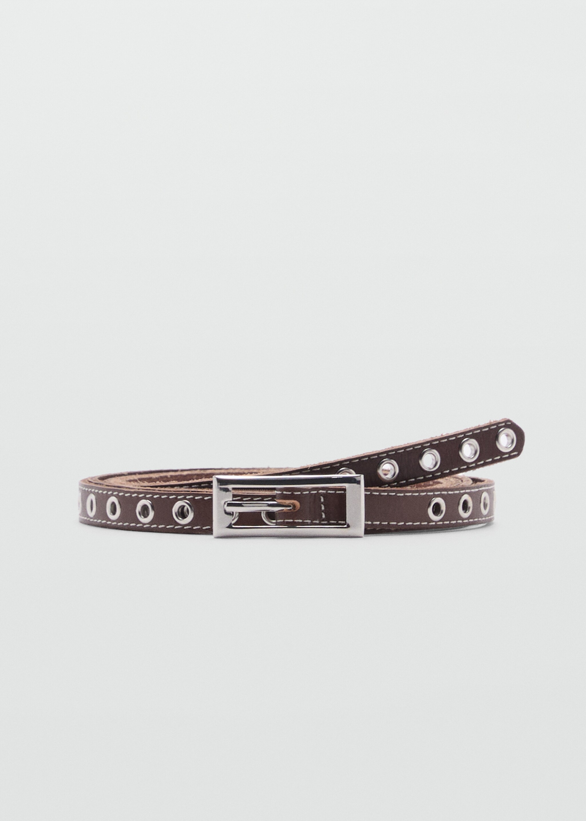 Laser-cut leather belt - Article without model
