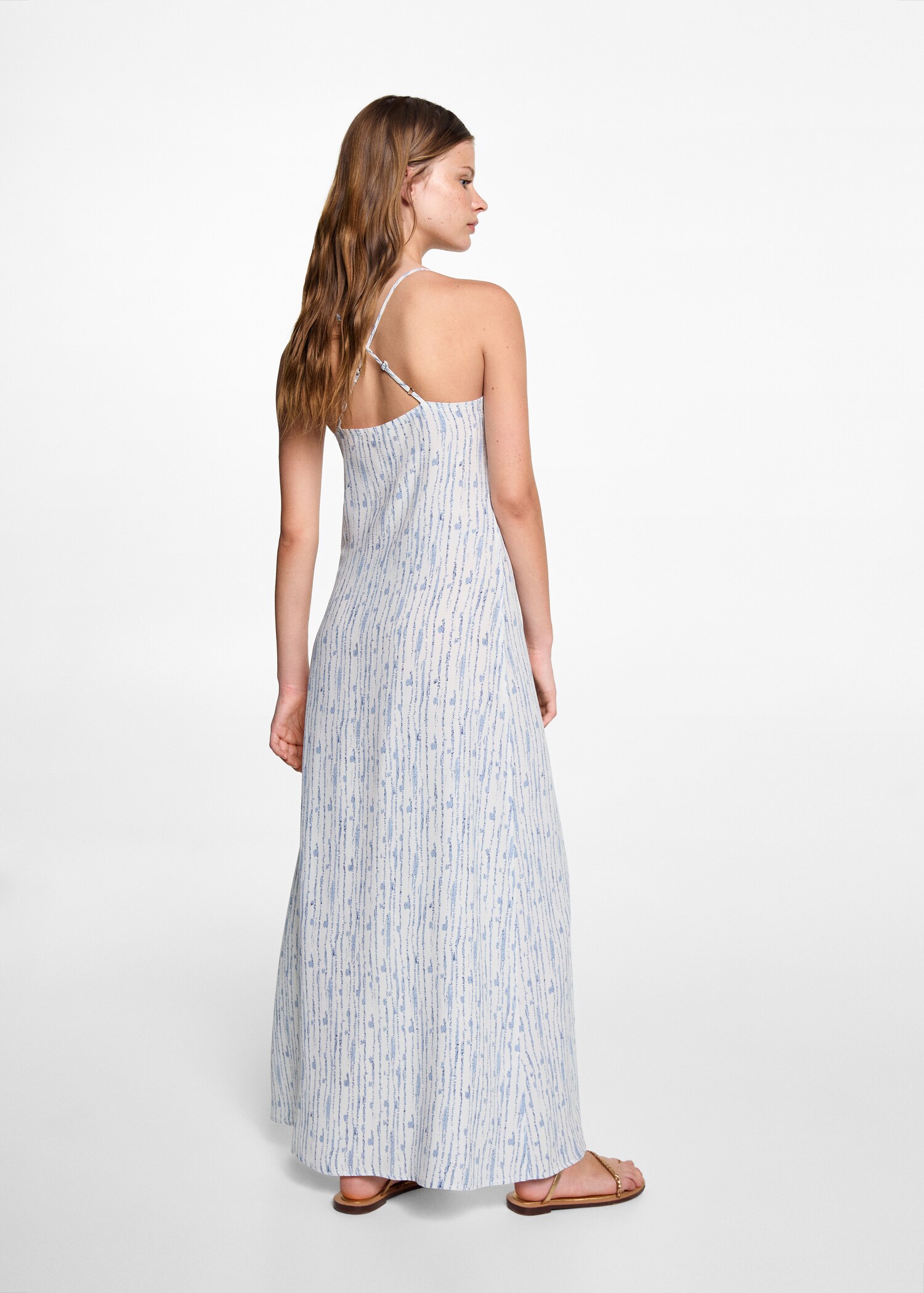 Robe longue imprimée - Verso de l’article