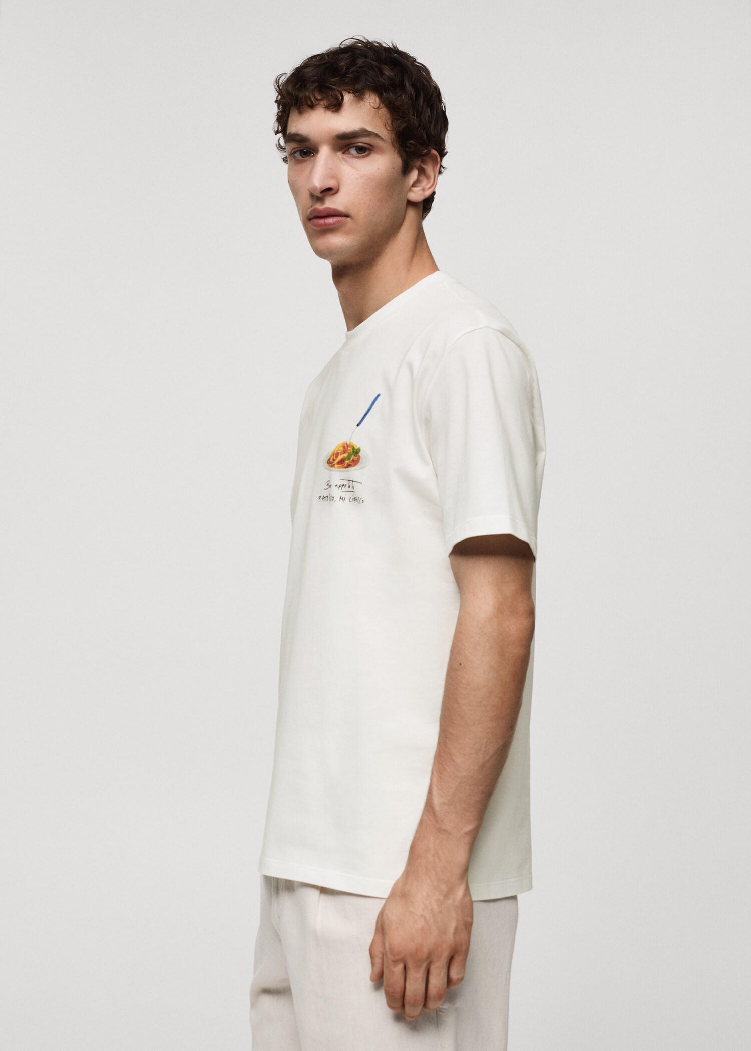 100% cotton printed t-shirt - Details of the article 2