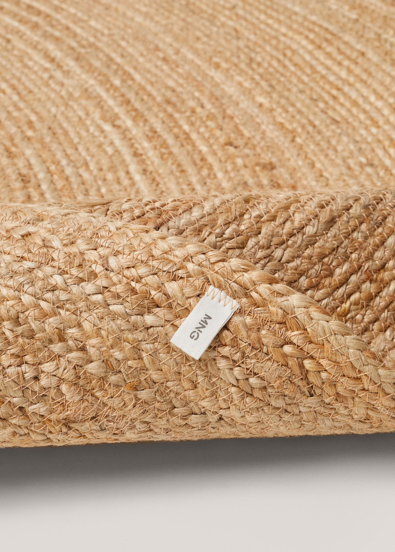 Alfombra redonda fibras naturales mediana - Detalle del artículo 2
