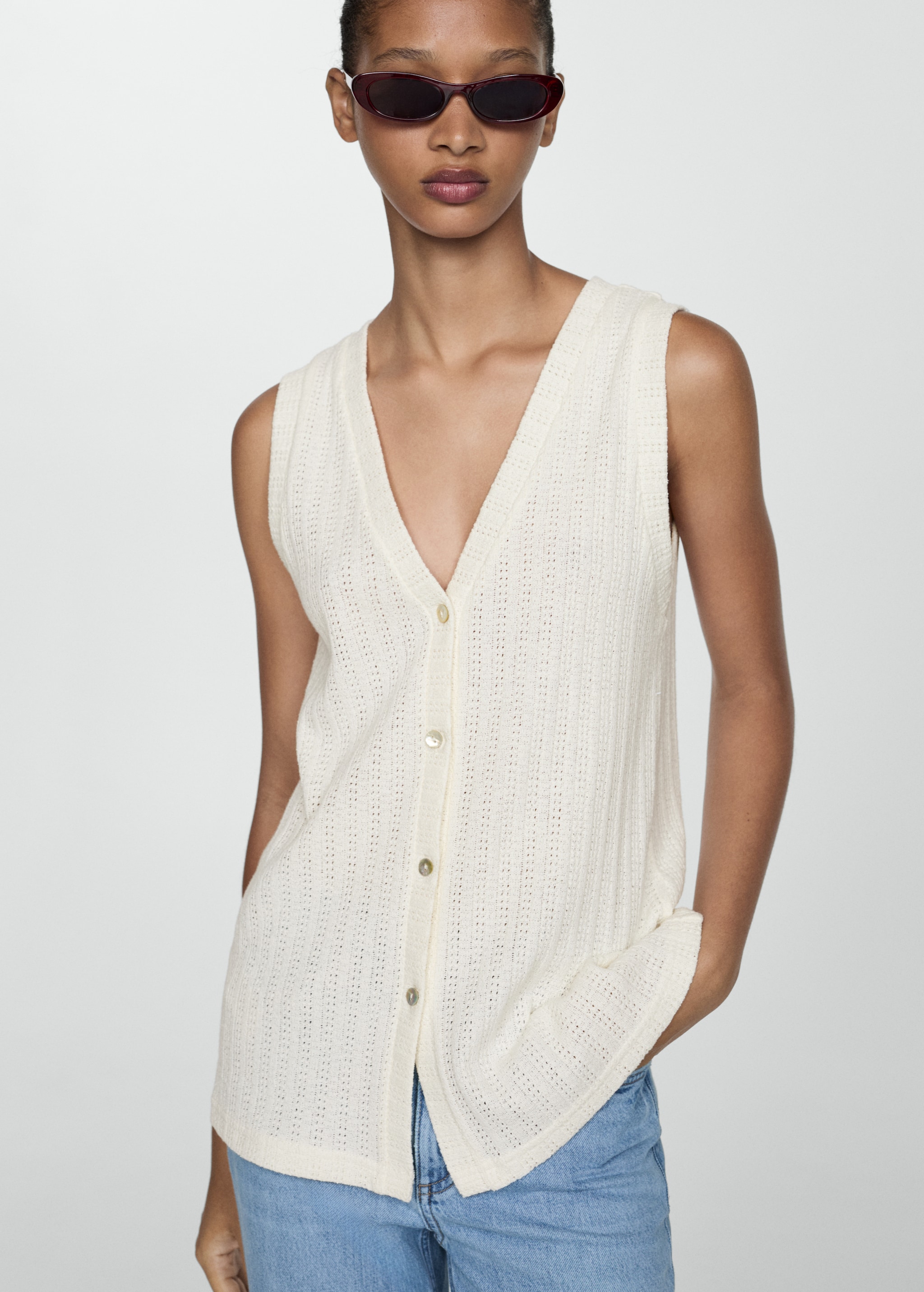 Moda Otoño Invierno 2021 Chalecos Tejidos 2021 Mujer Chaleco