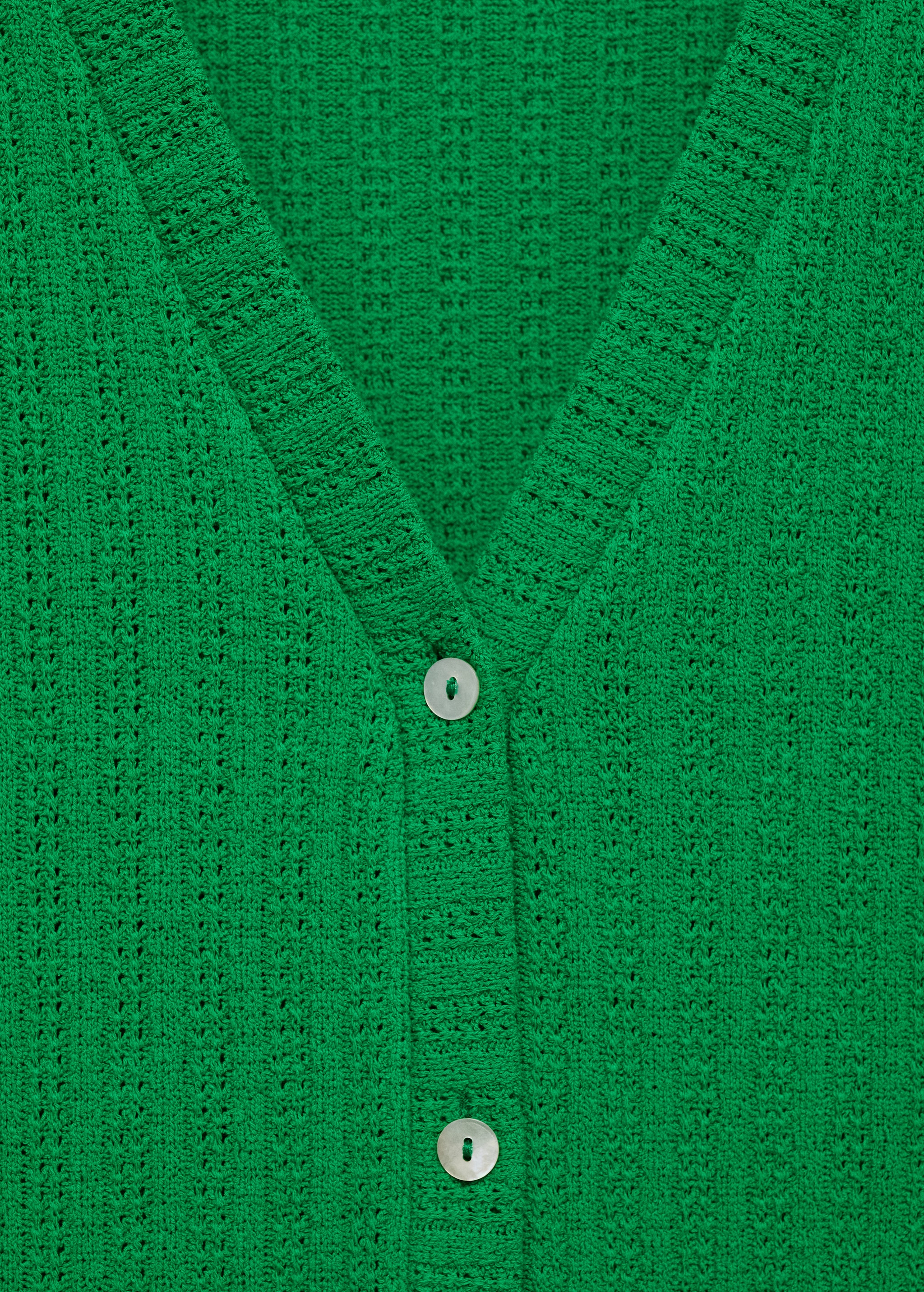 Crochet button waistcoat - Details of the article 8