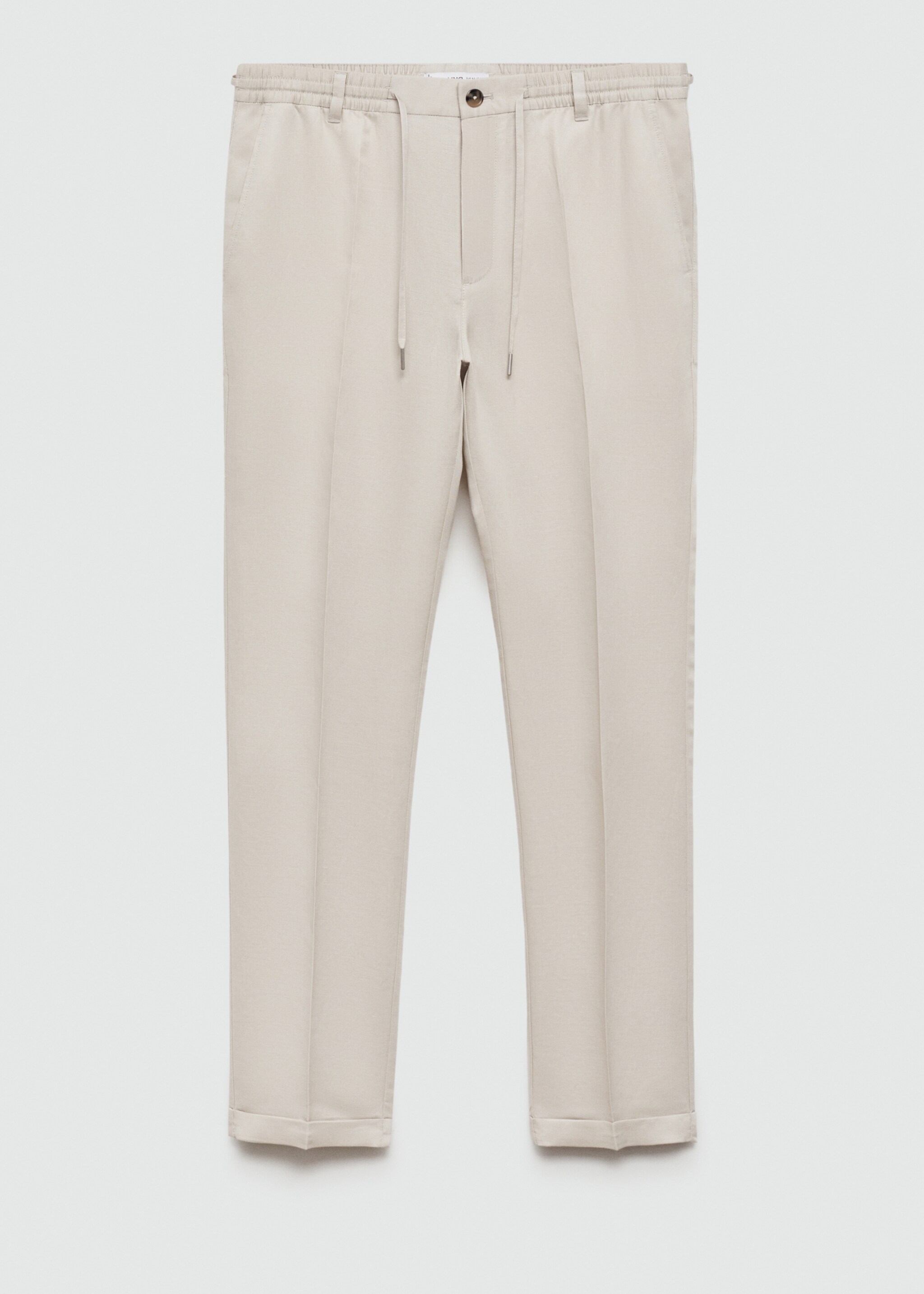 Tencel™ linen trousers with drawstring - Article without model