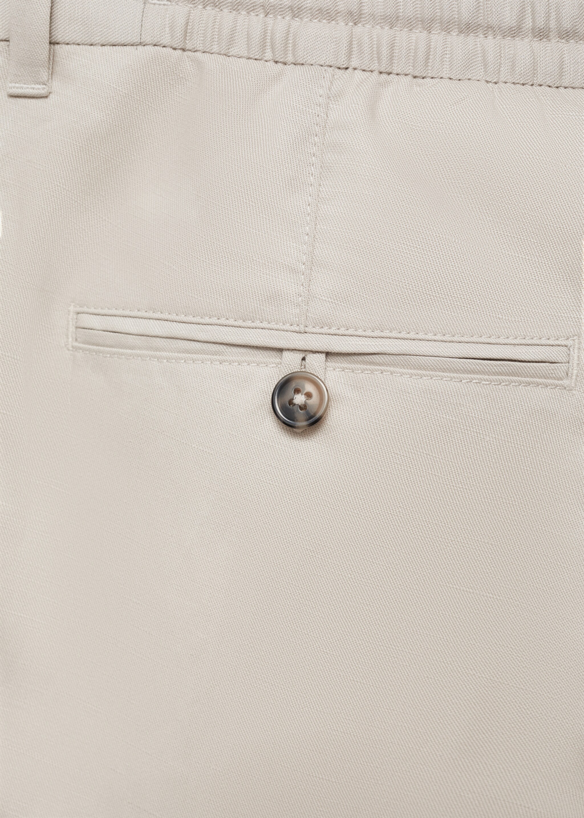 Tencel™ linen trousers with drawstring - Details of the article 0