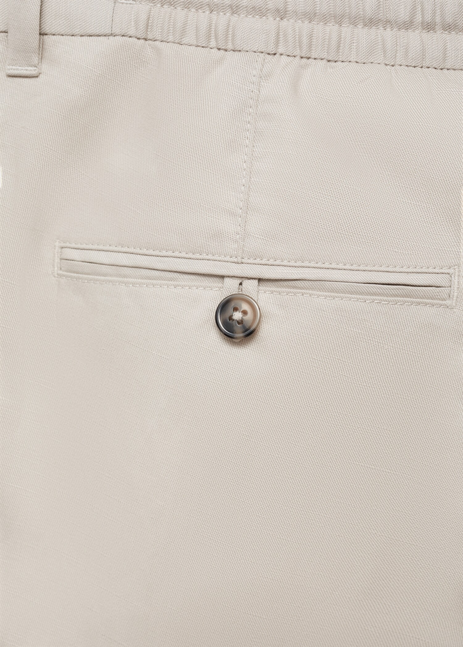 Tencel™ linen trousers with drawstring - Details of the article 0