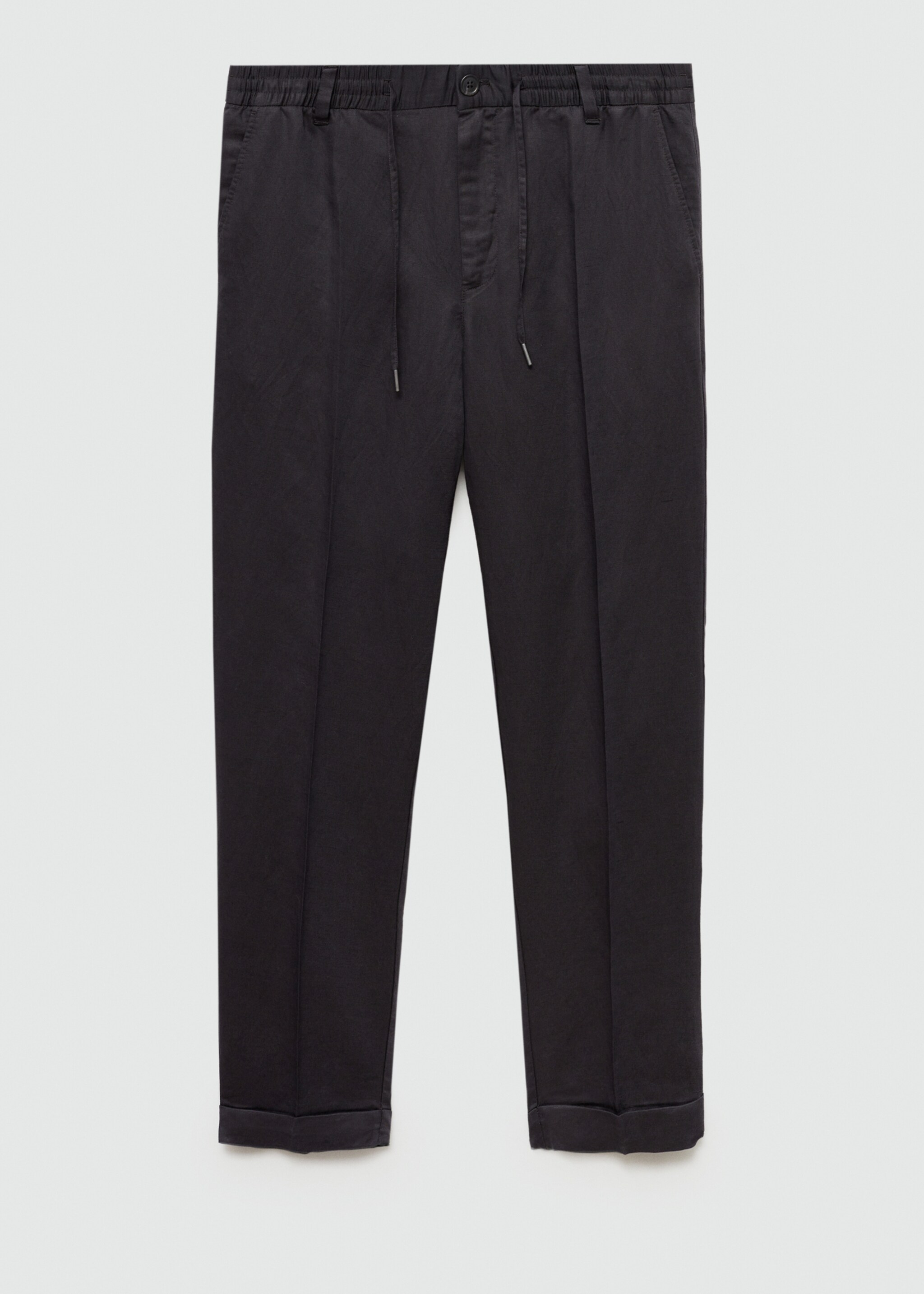 Tencel™ linen trousers with drawstring - Article without model