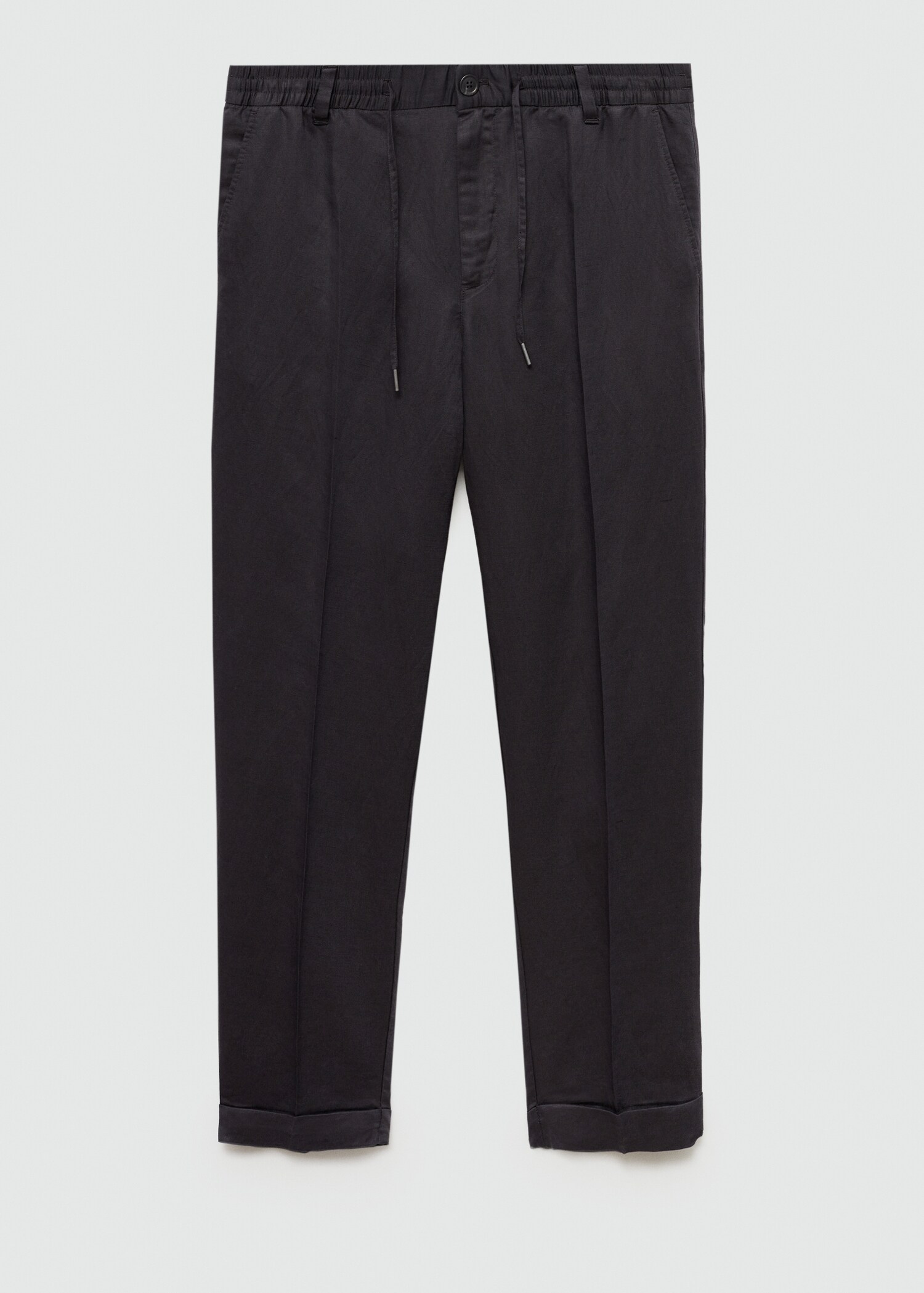 Tencel™ linen trousers with drawstring - Article without model